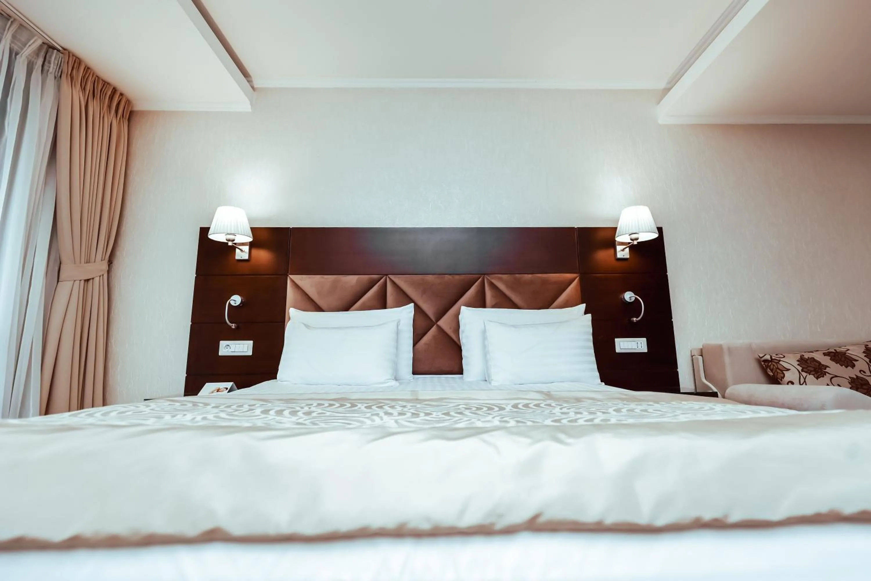 Bed in Grand Hotel Coroana