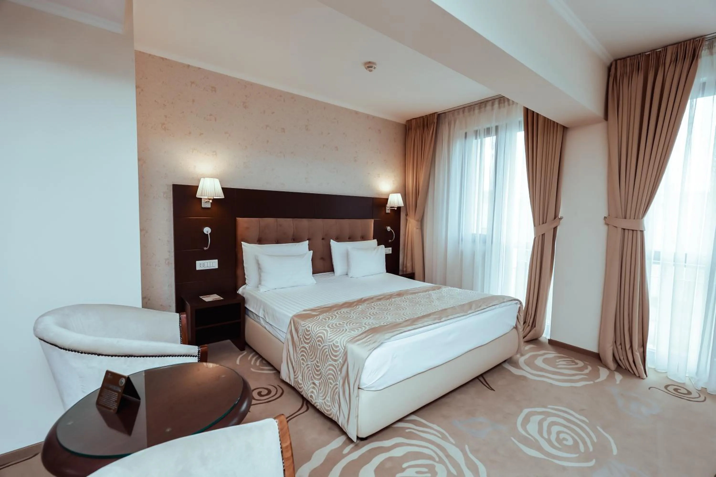Bed in Grand Hotel Coroana