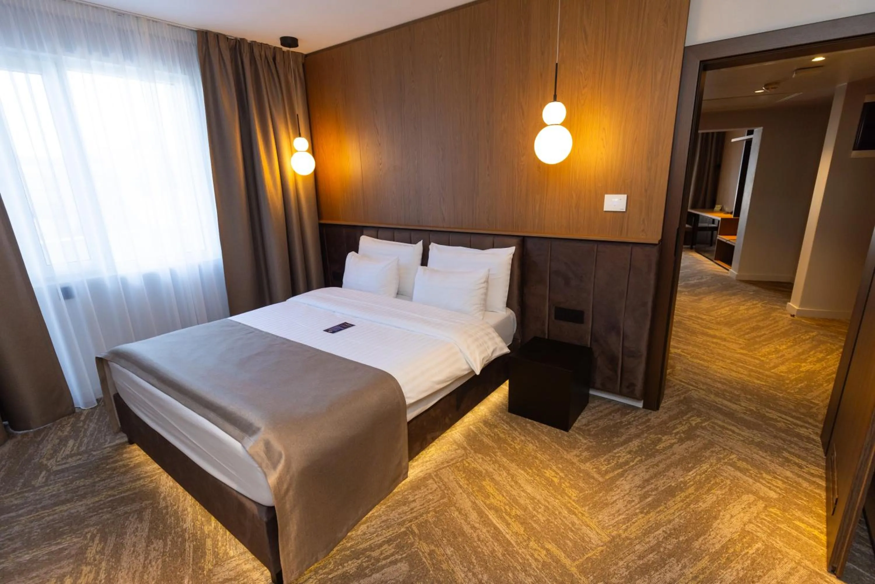 Bed in Grand Hotel Coroana