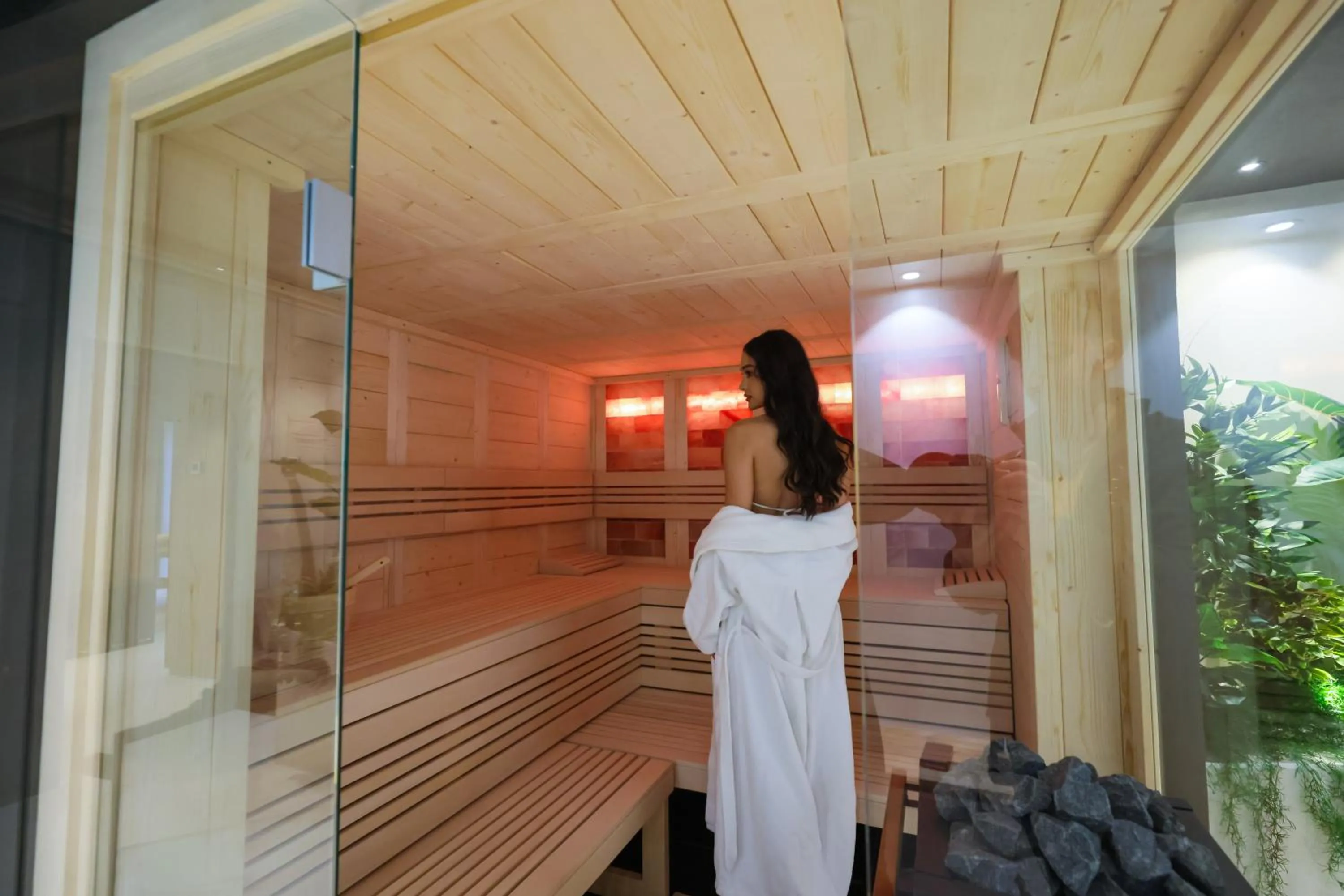 Sauna in Grand Hotel Coroana