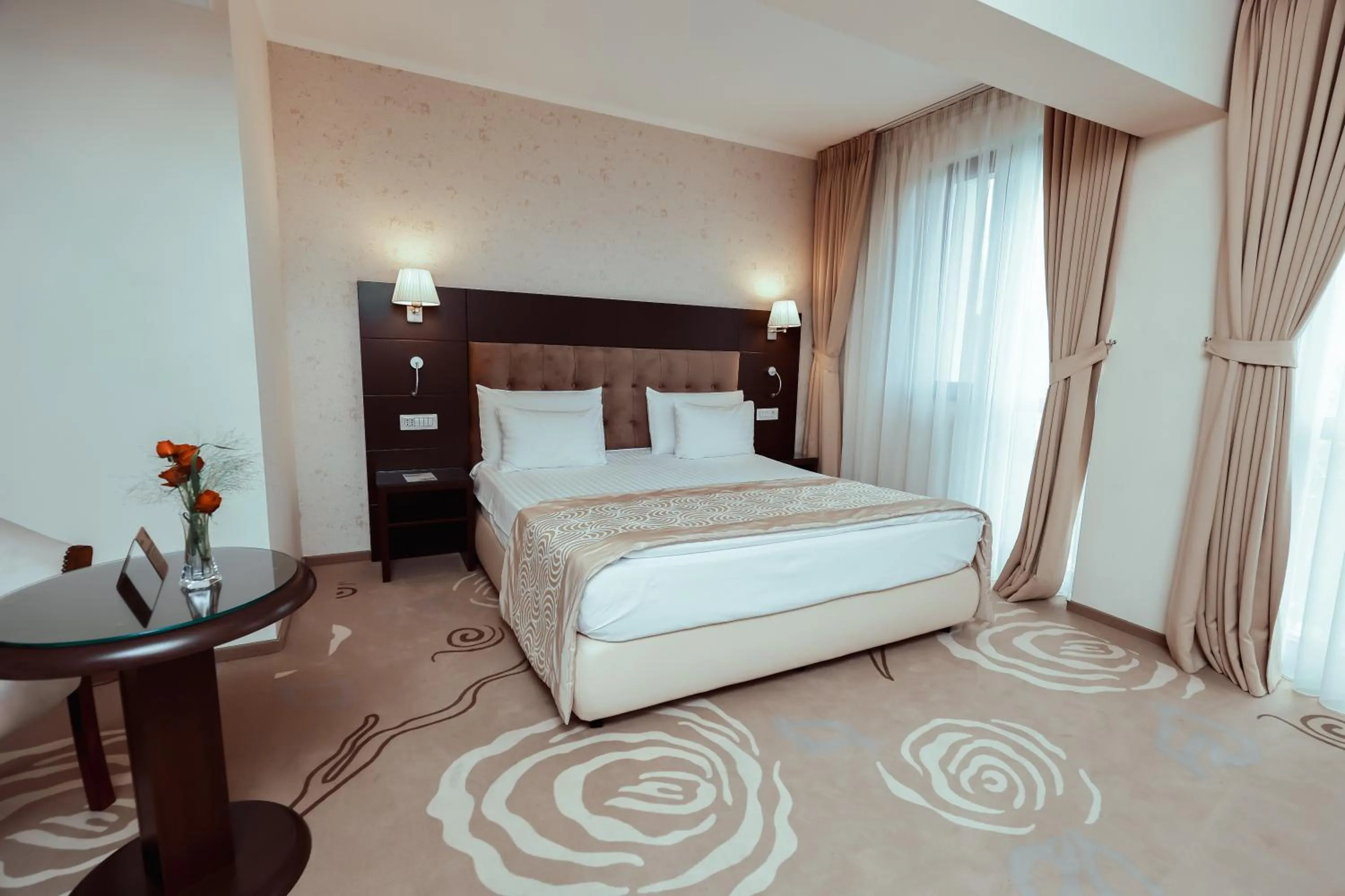 Bed in Grand Hotel Coroana