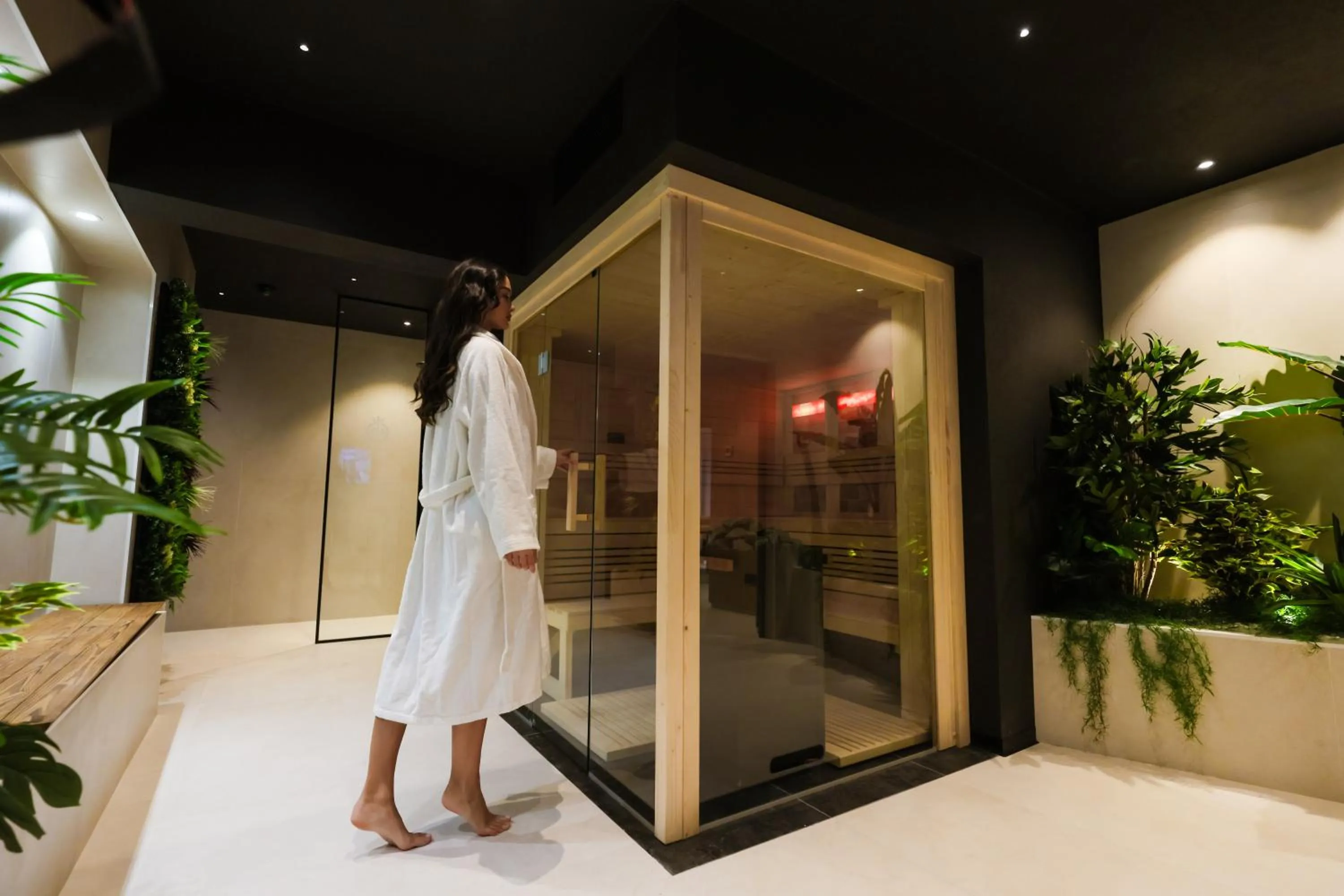Sauna in Grand Hotel Coroana