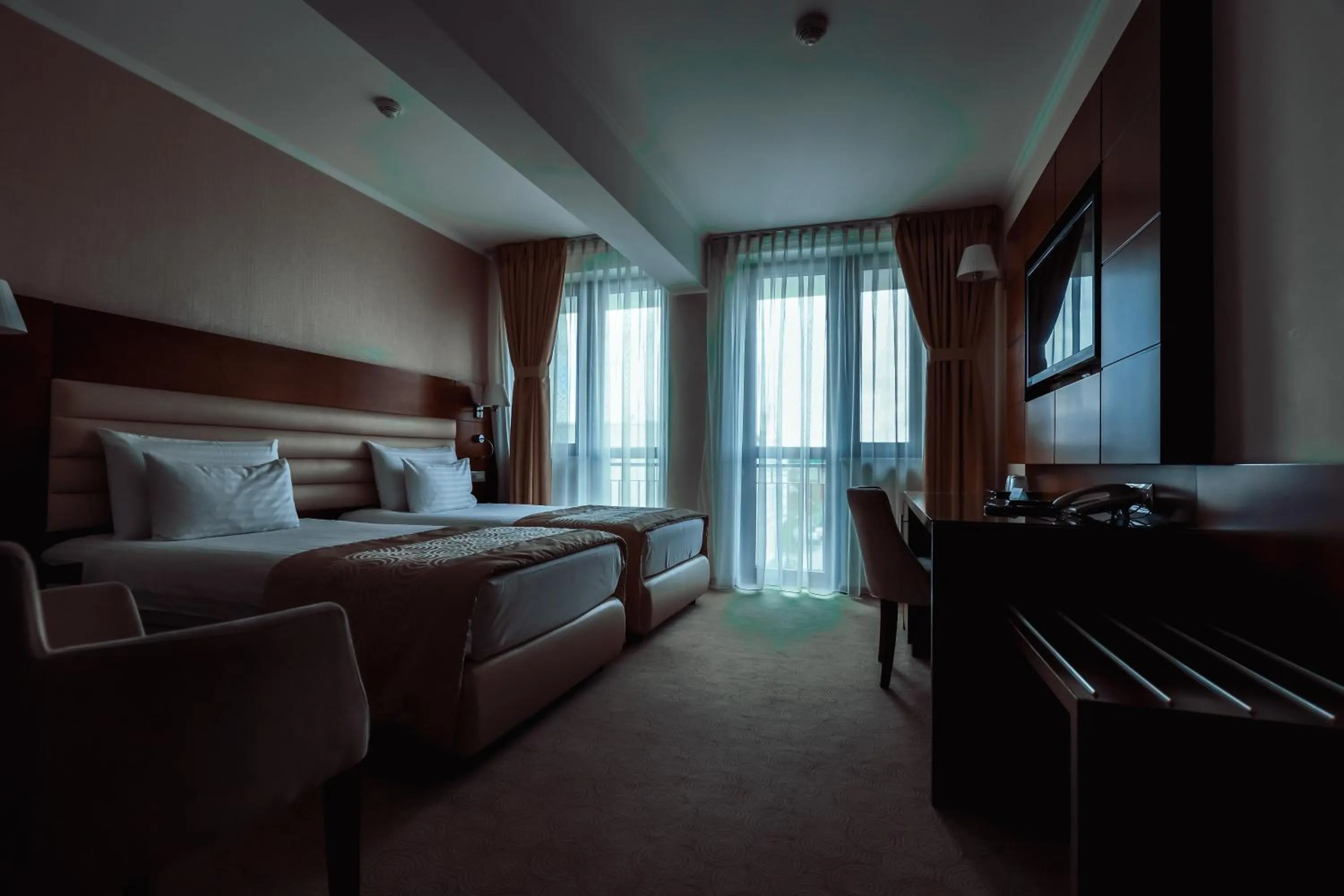 Bed in Grand Hotel Coroana