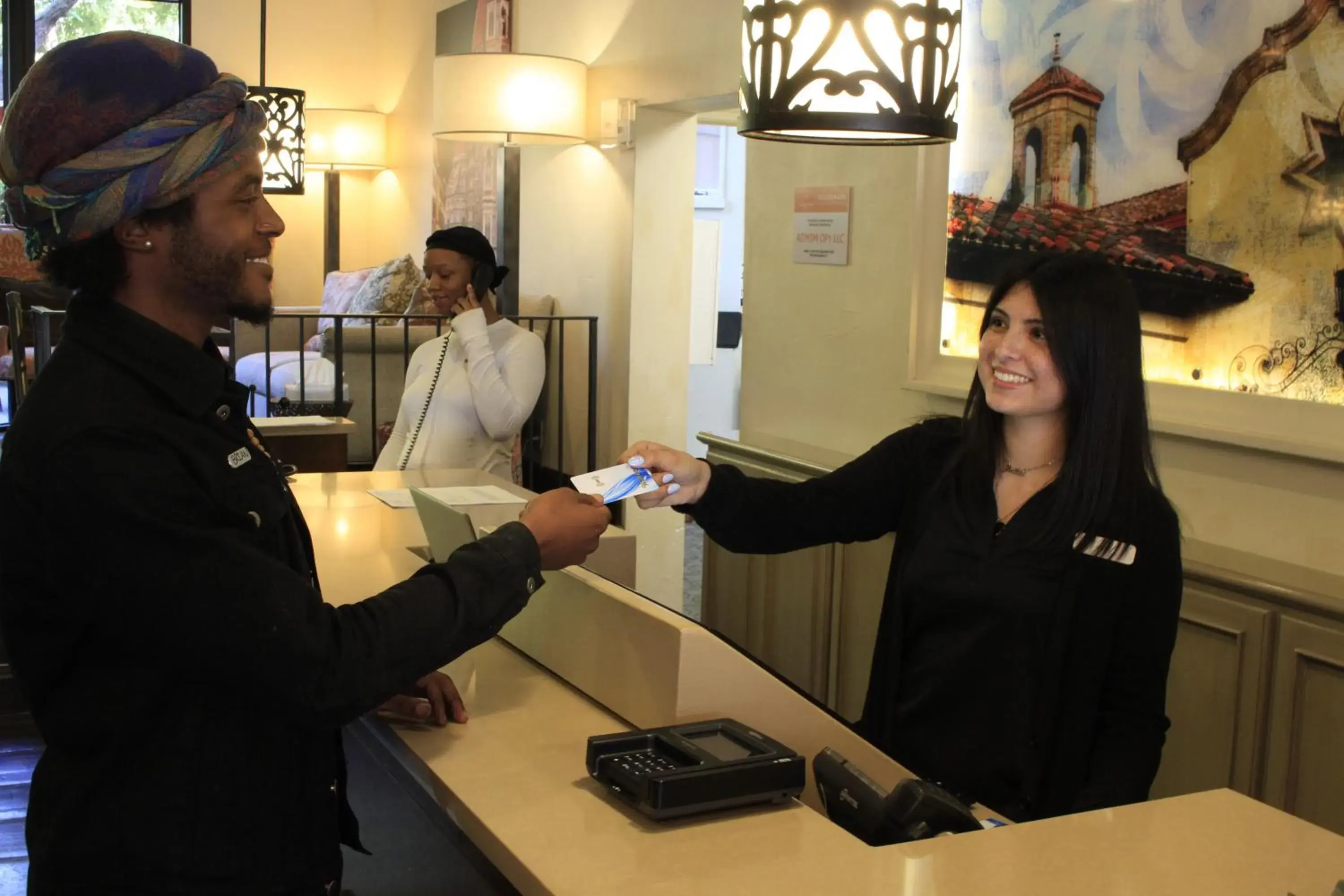 Lobby or reception in Seville Plaza Hotel, Trademark Collection by Wyndham Lobby or reception in Seville Plaza Hotel, Trademark Collection by Wyndham