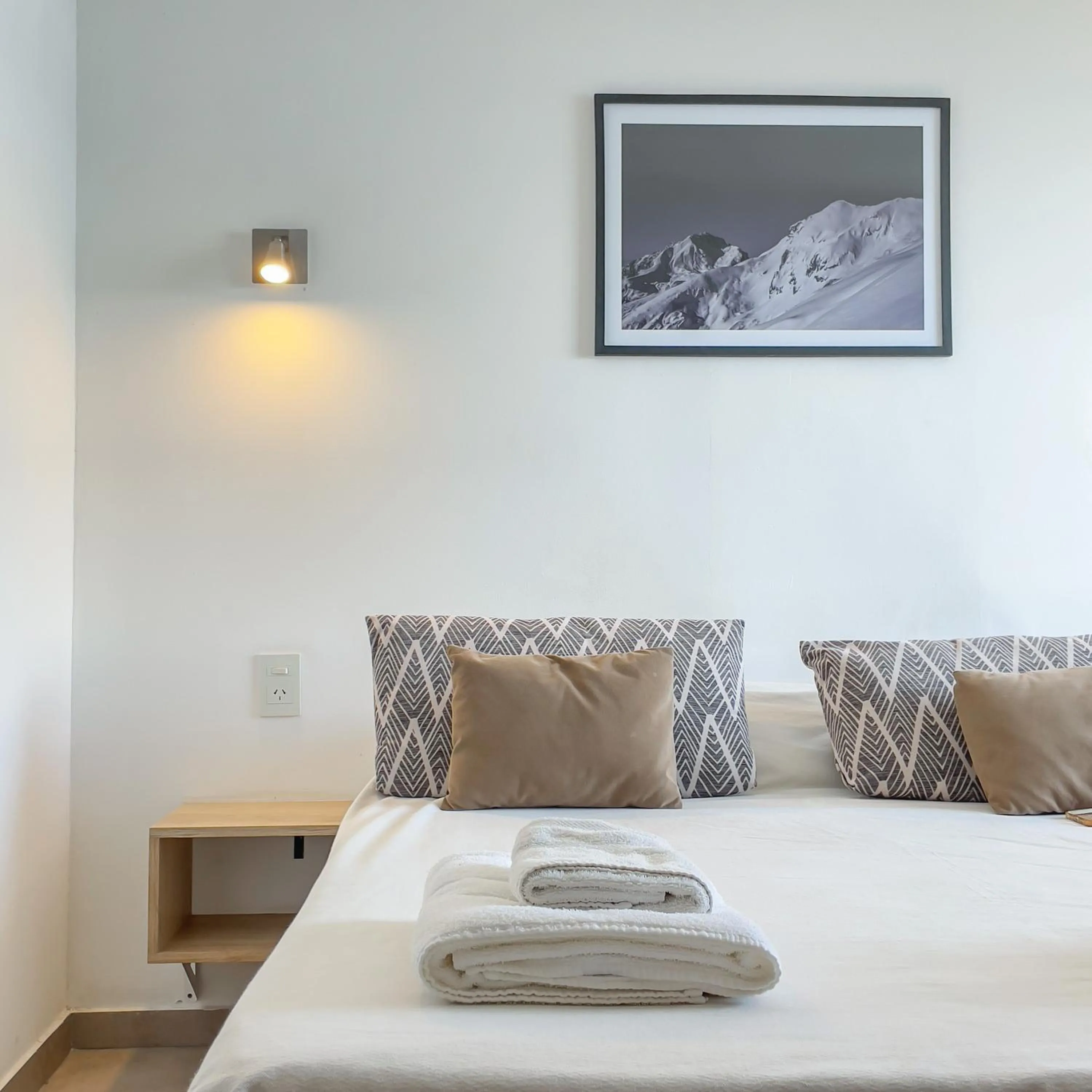 Bed in Hosteria Santa Rita