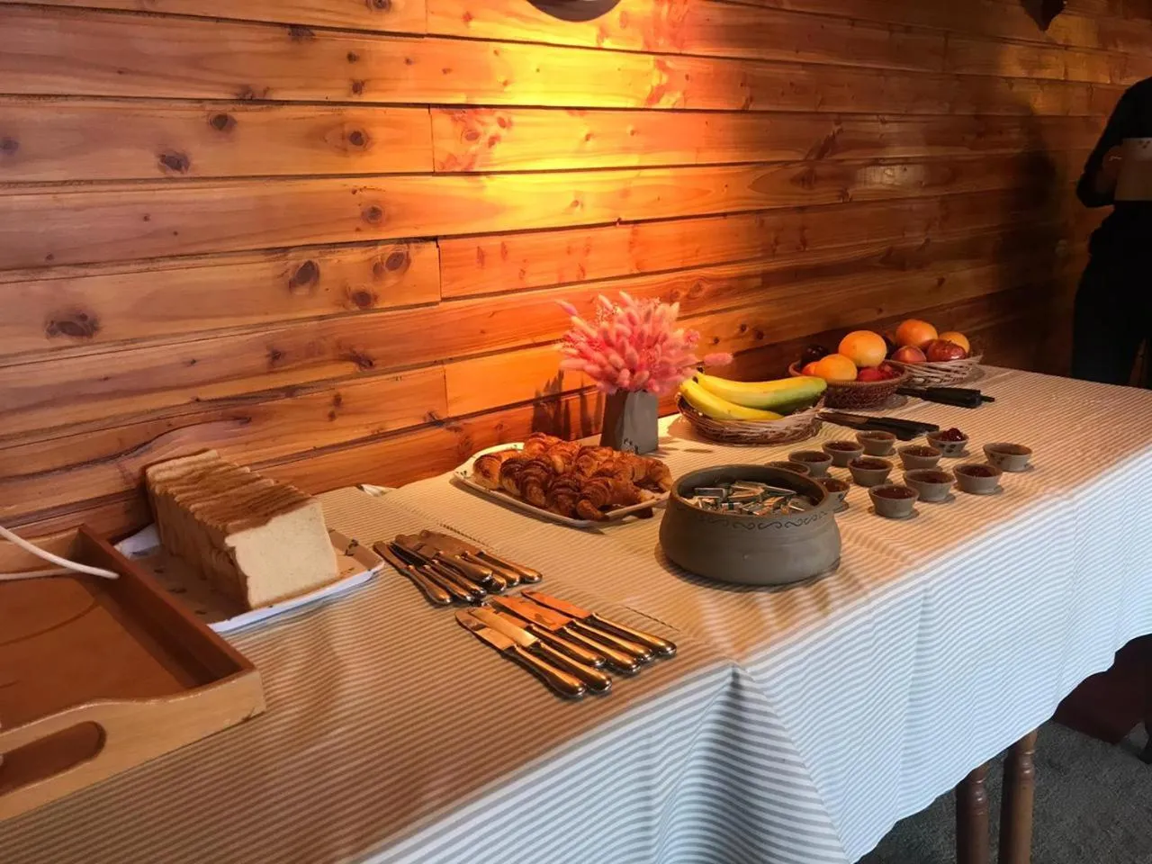 Breakfast in Hosteria Santa Rita