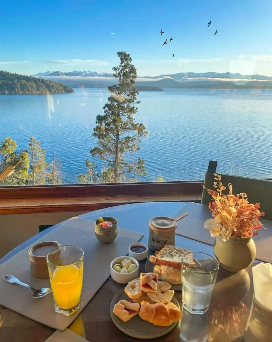 Buffet breakfast in Hosteria Santa Rita Buffet breakfast in Hosteria Santa Rita