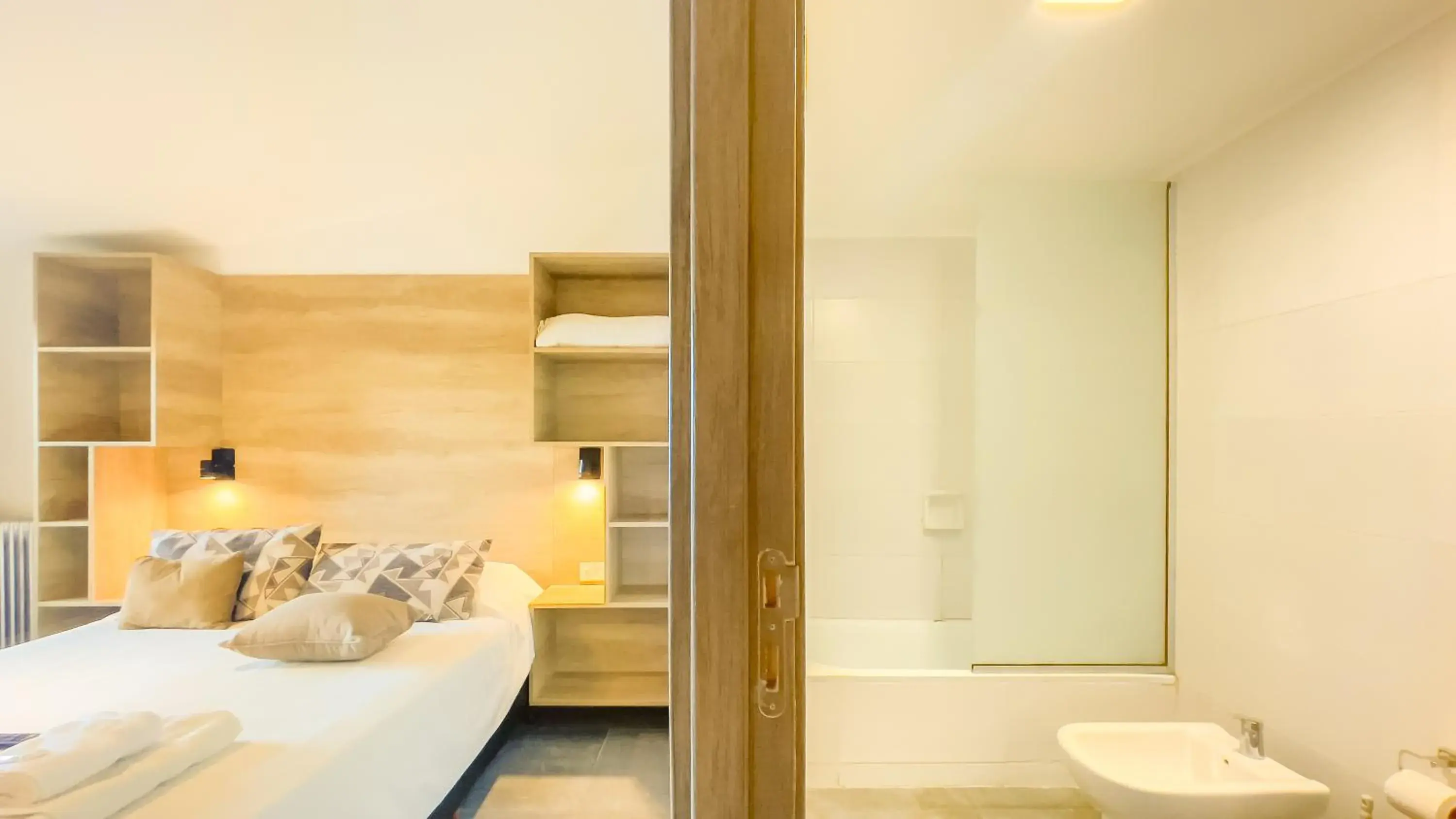 Bed in Hosteria Santa Rita Bed in Hosteria Santa Rita