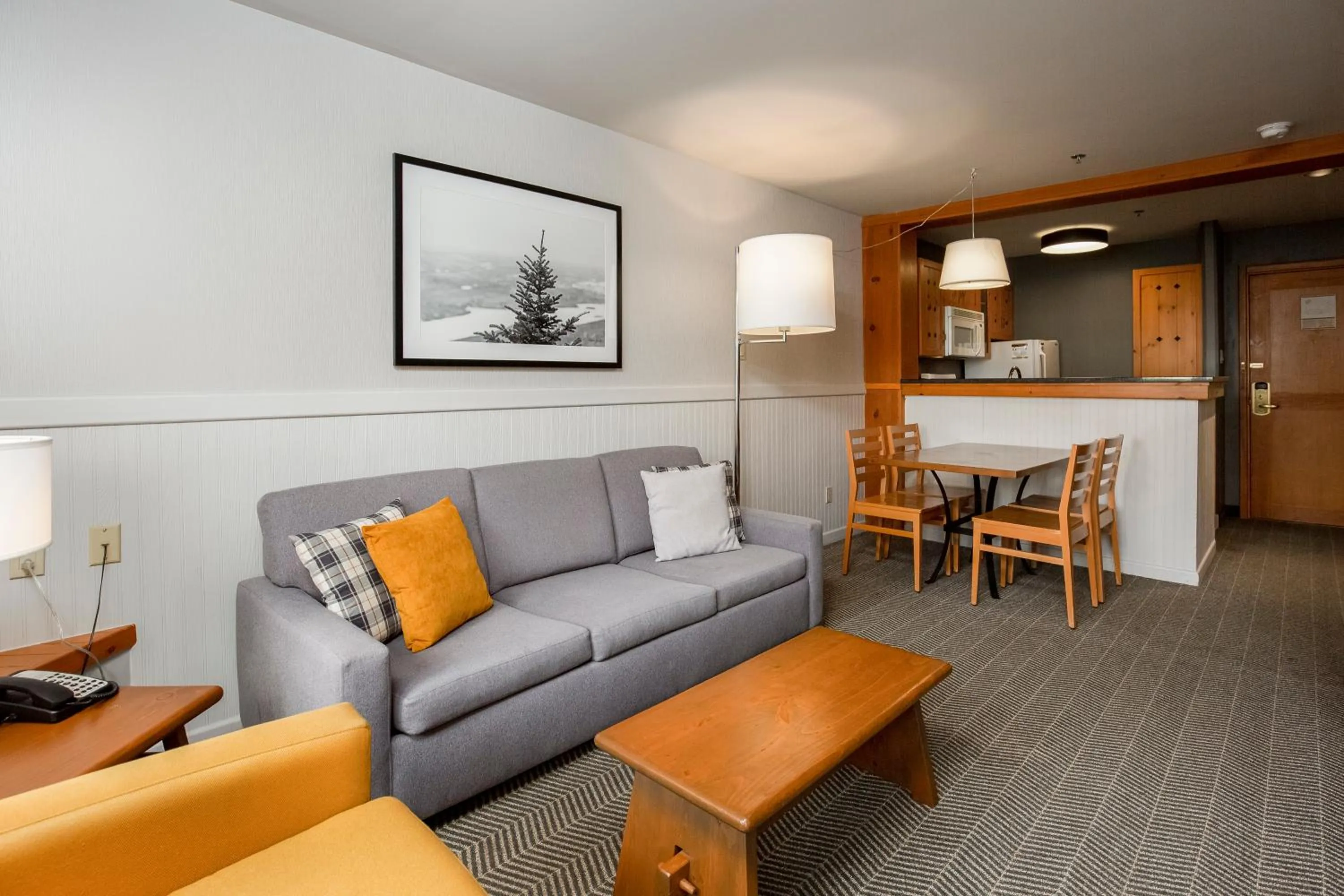 Living room in Lodge de la Montagne