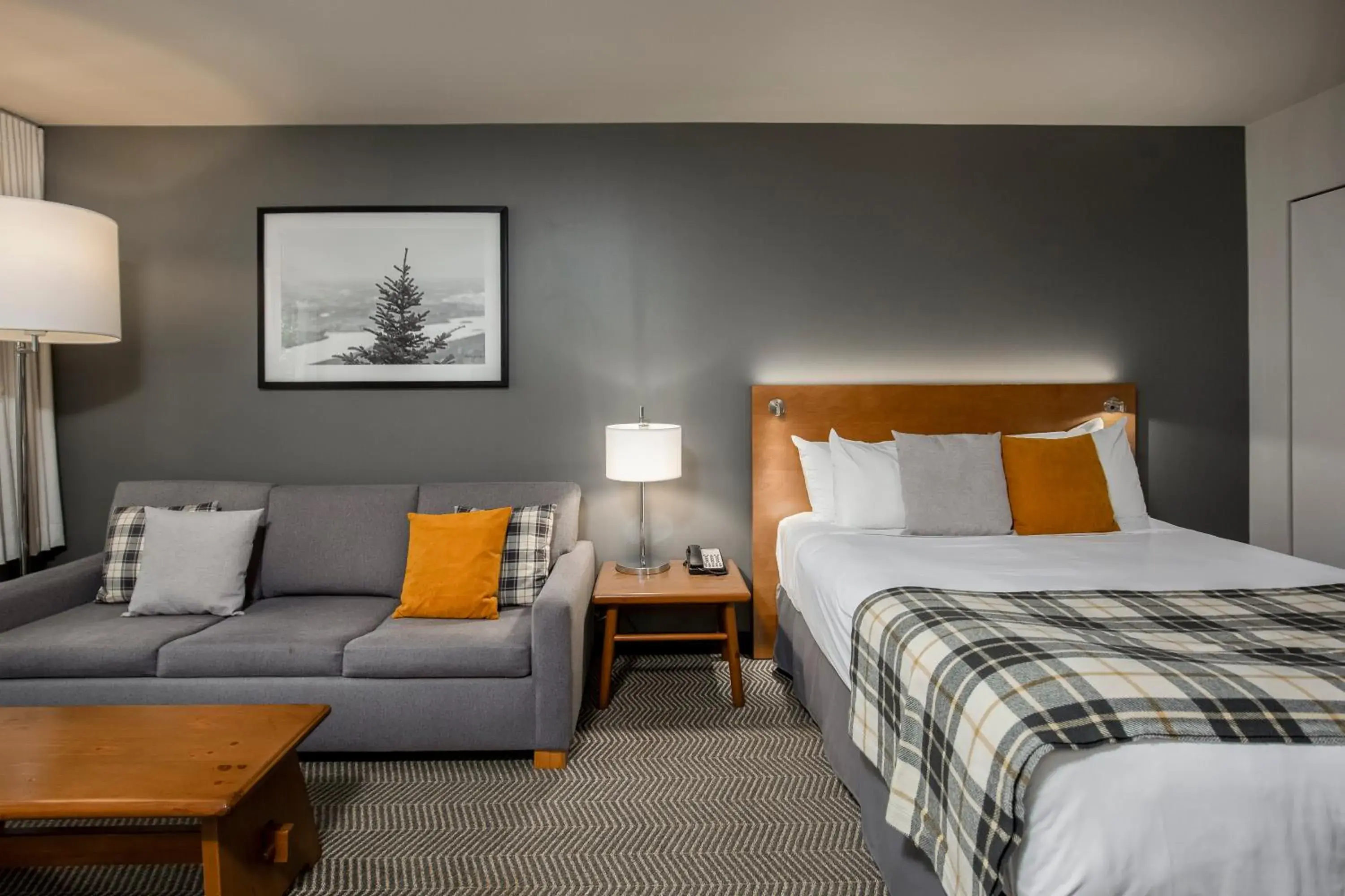 Bed in Lodge de la Montagne Bed in Lodge de la Montagne