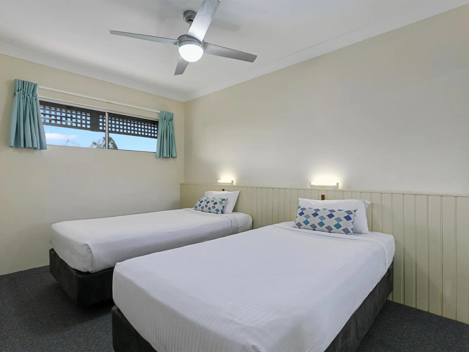 Bed in K'gari Beach Resort