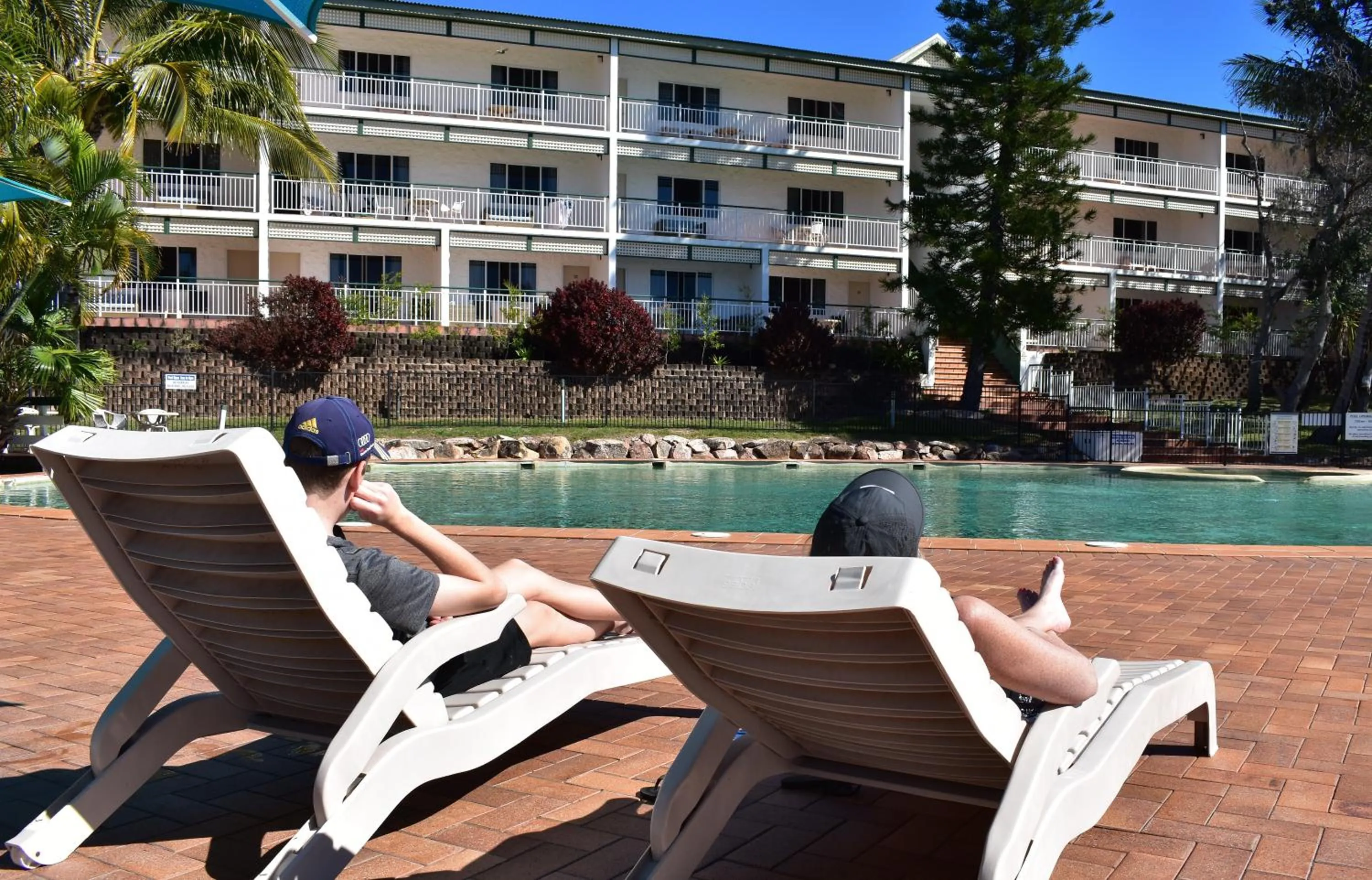 Swimming pool in K'gari Beach Resort