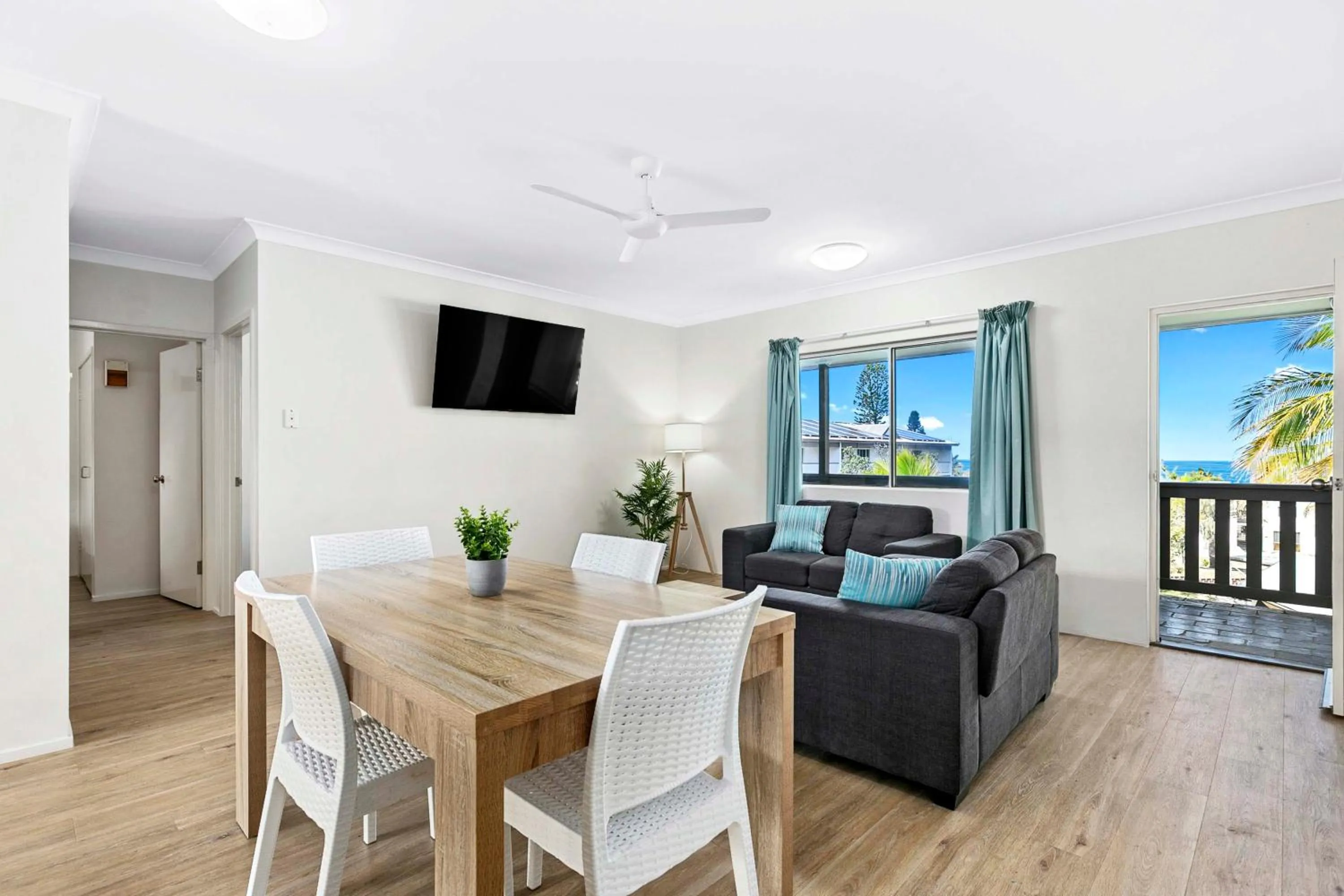 Living room in K'gari Beach Resort