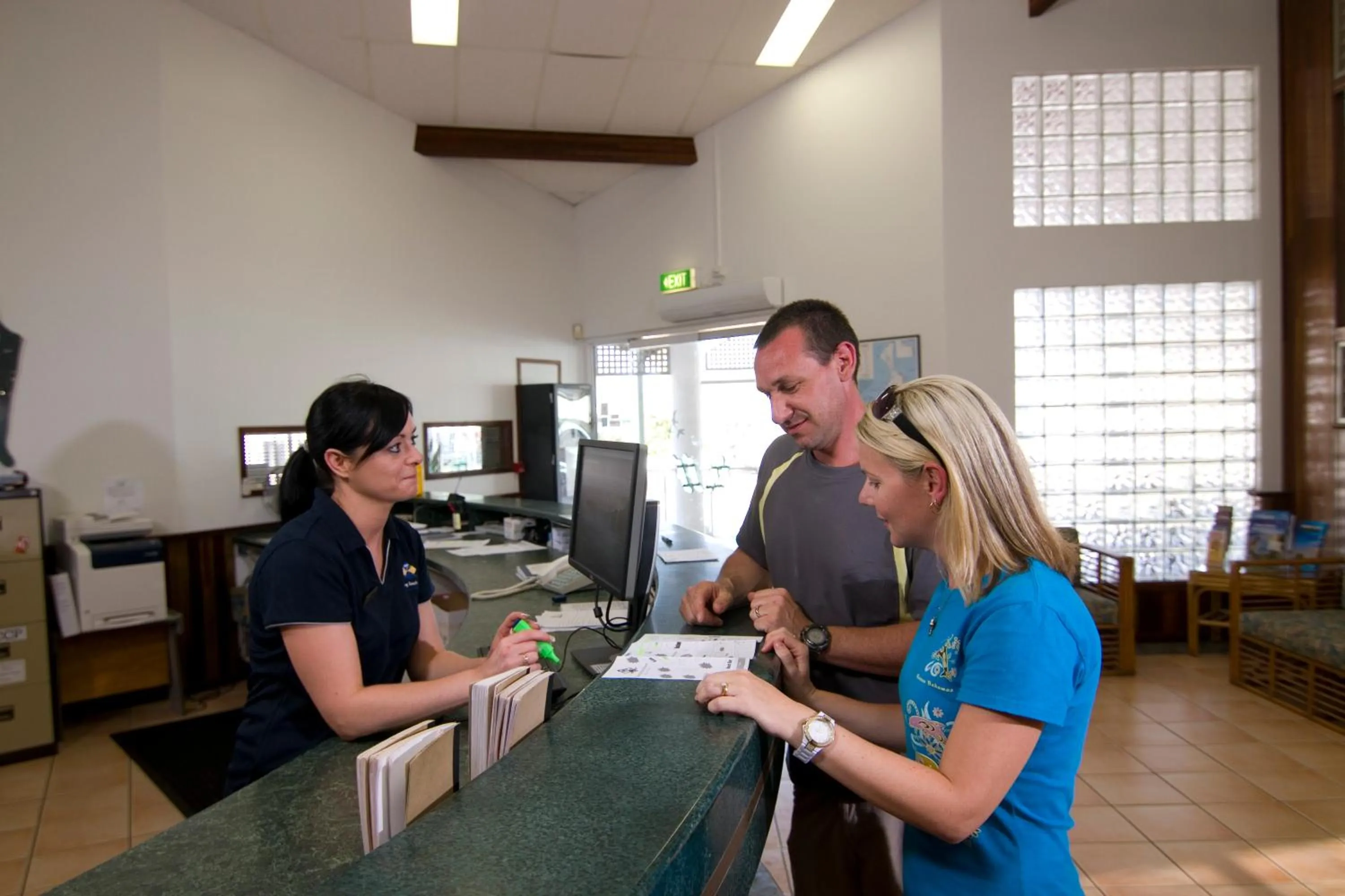 Lobby or reception in K'gari Beach Resort
