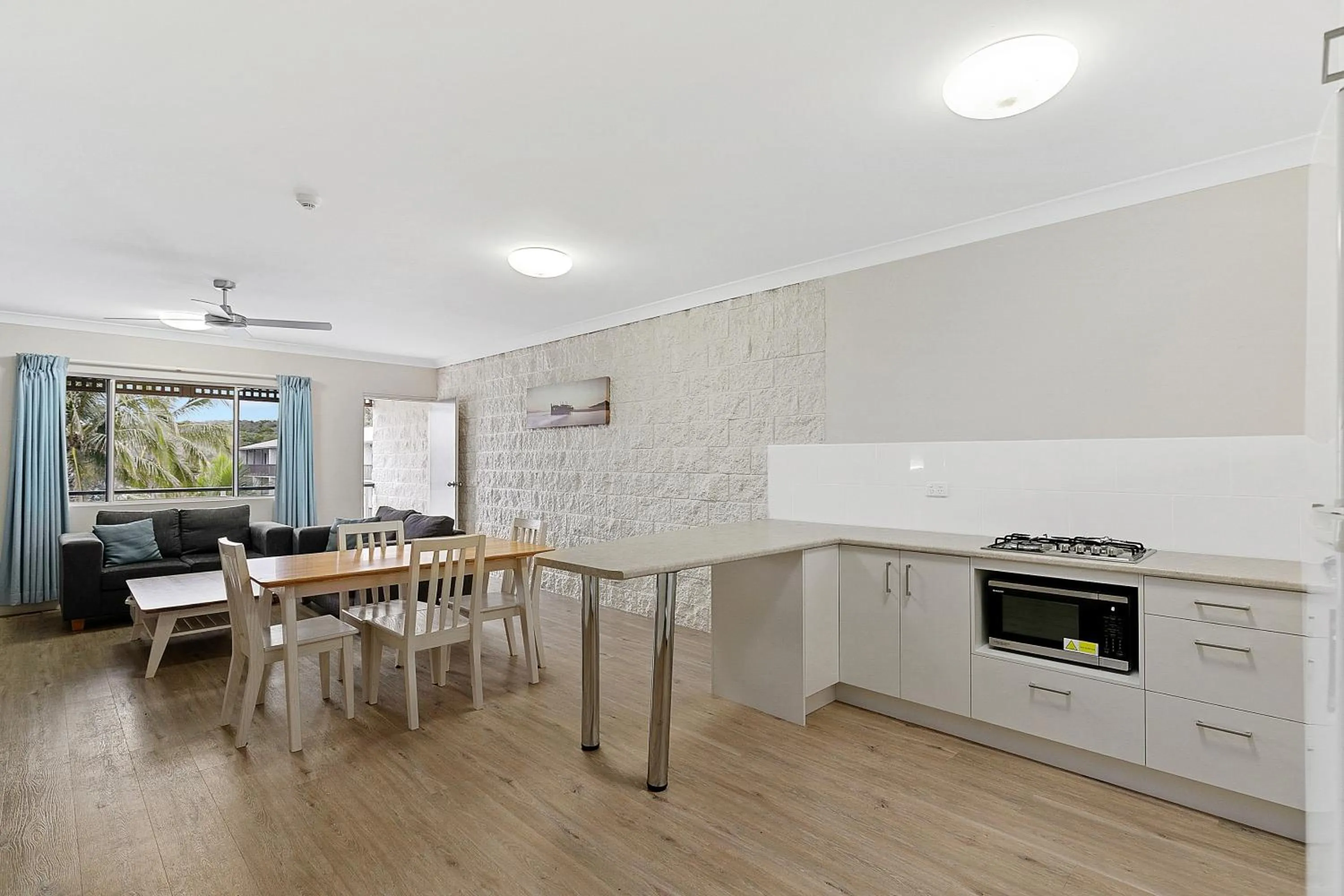 Dining area in K'gari Beach Resort
