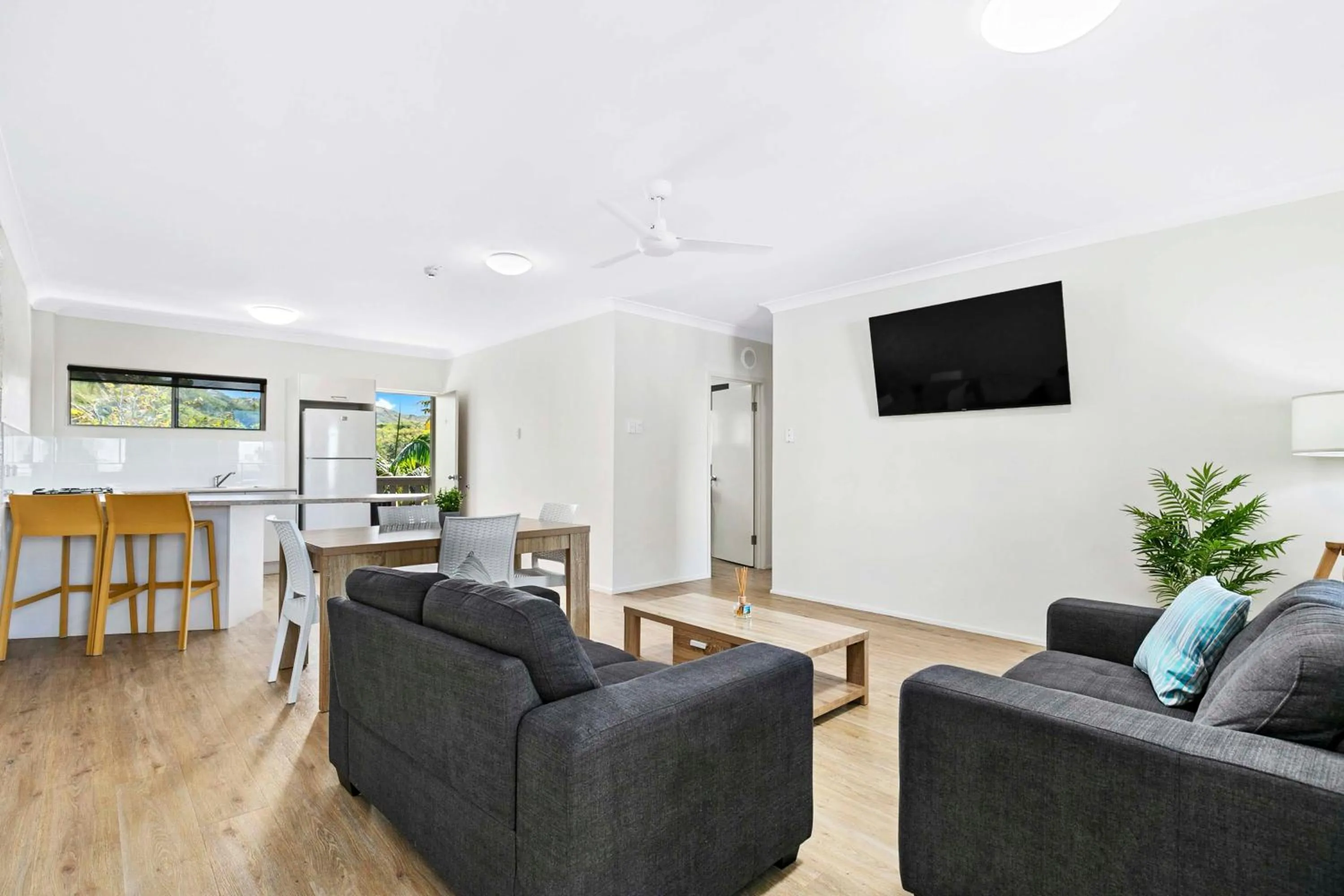 Living room in K'gari Beach Resort