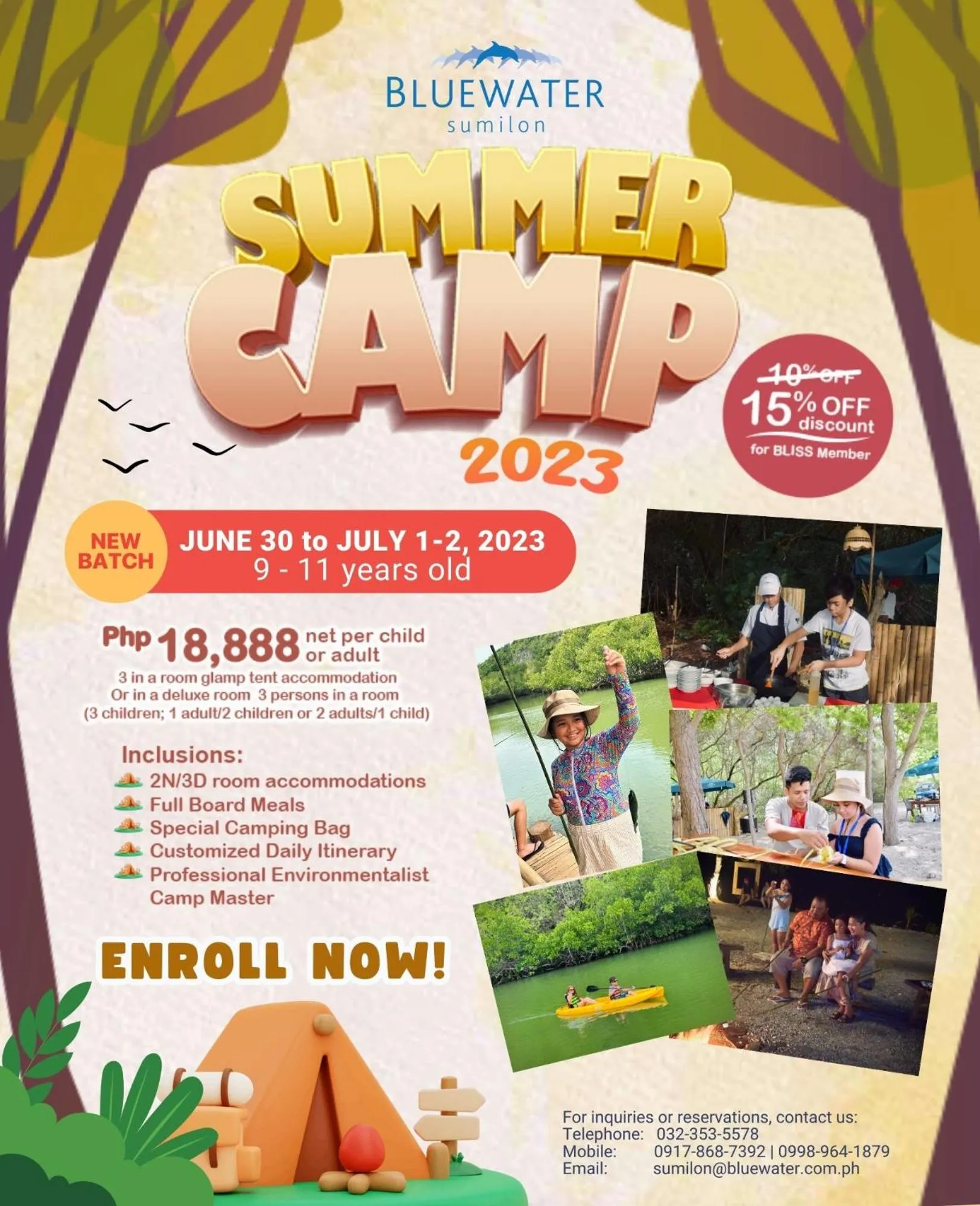 Activities in Bluewater Maribago Beach Resort