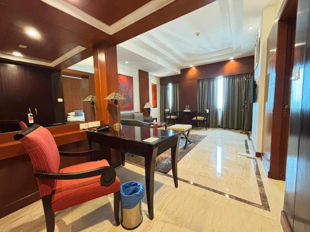 Living room in The Hans, New Delhi