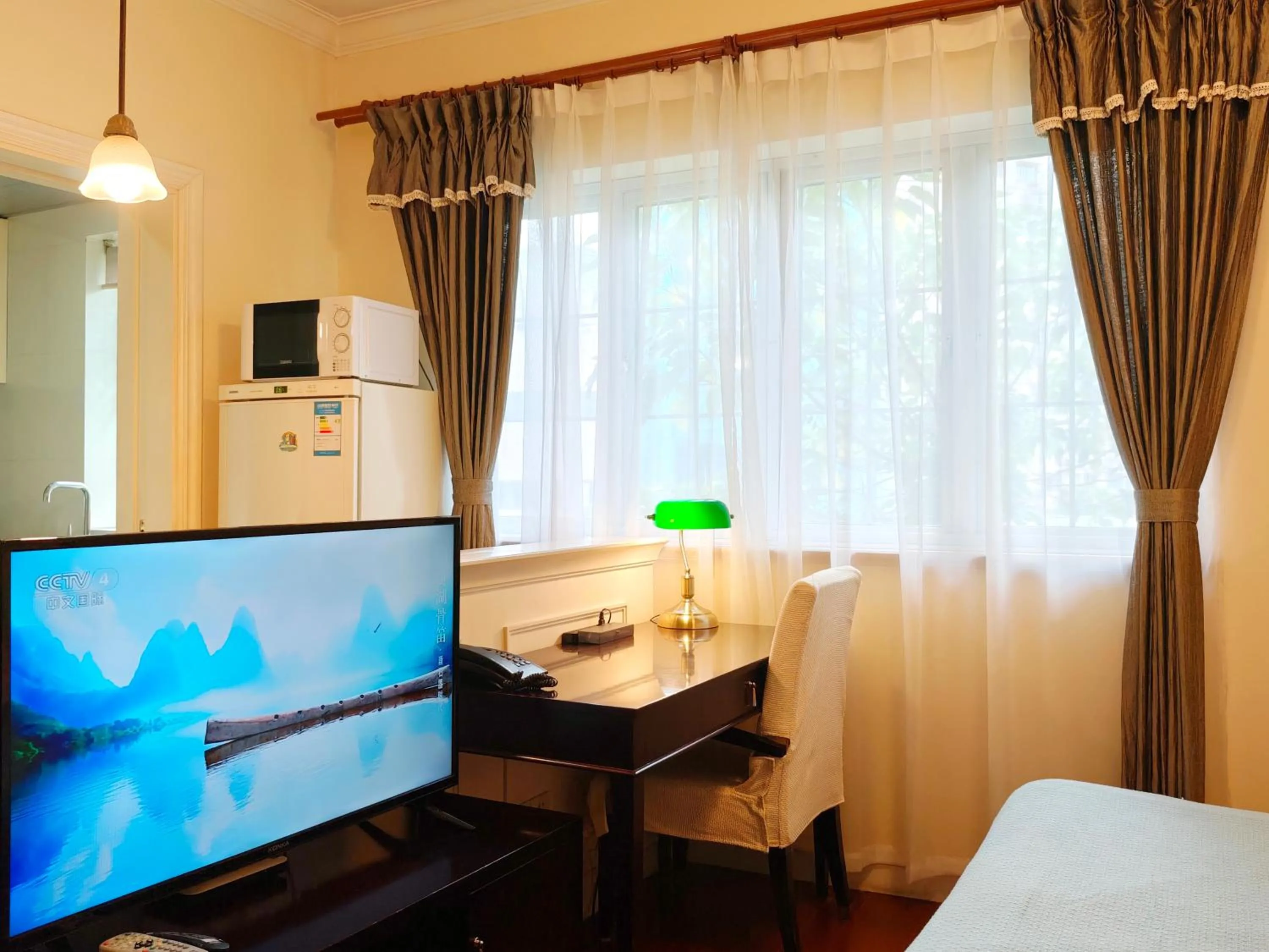 Bed in Ladoll Service Apartments