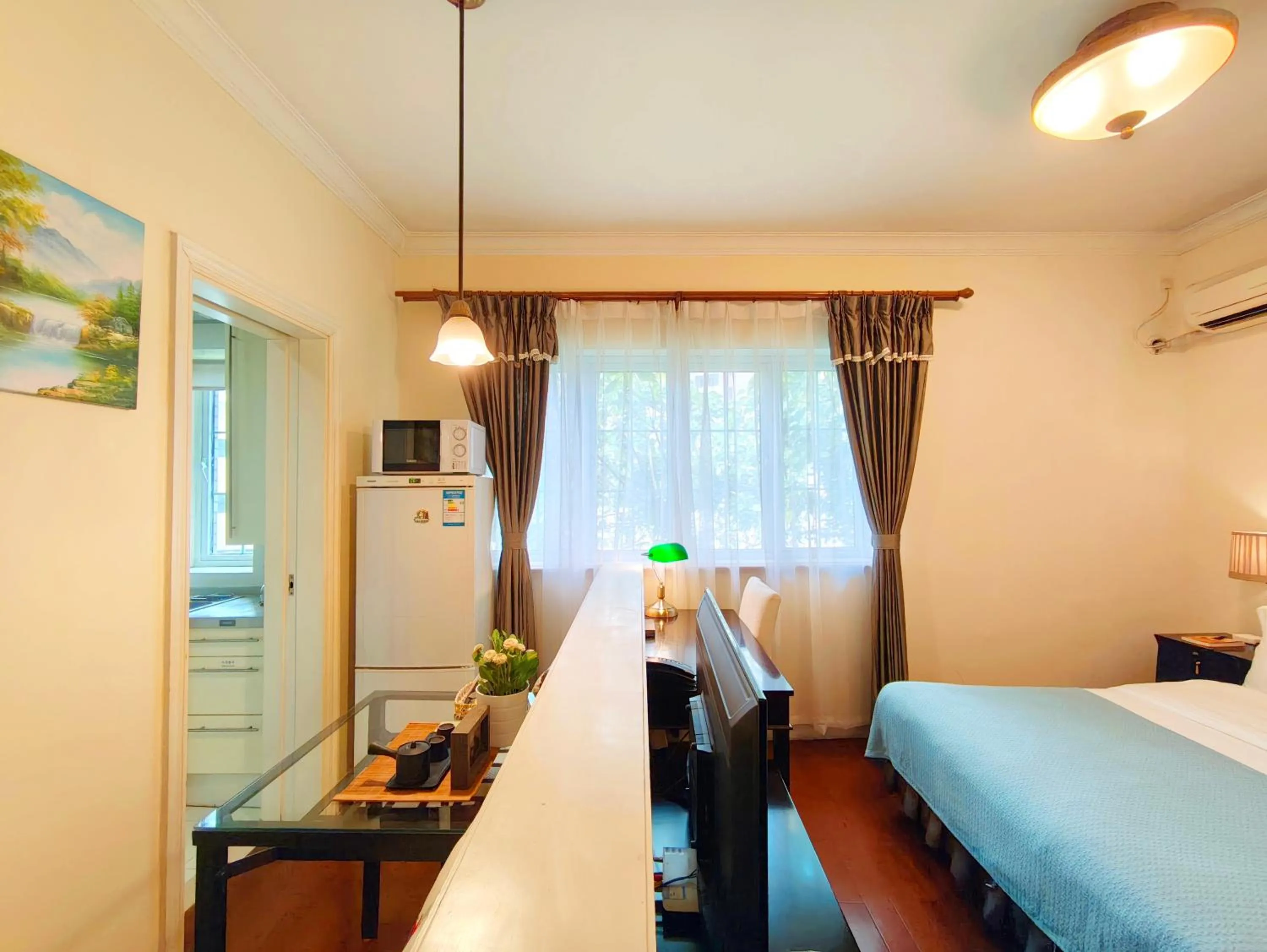 Bed in Ladoll Service Apartments