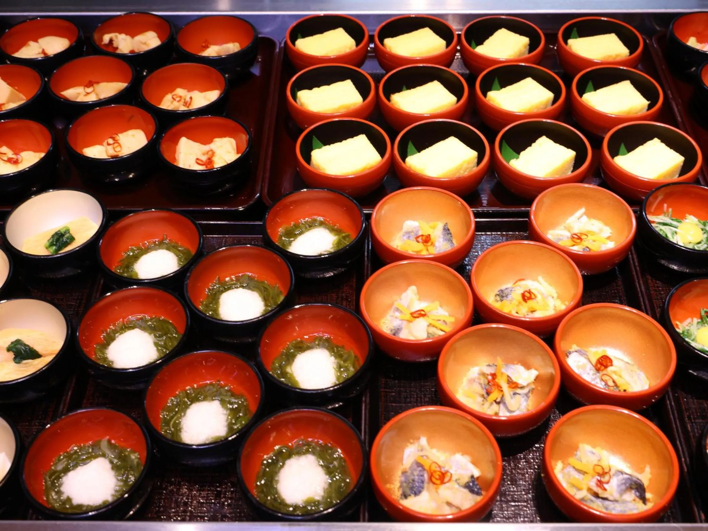 Buffet breakfast in Dormy Inn Premium Sapporo