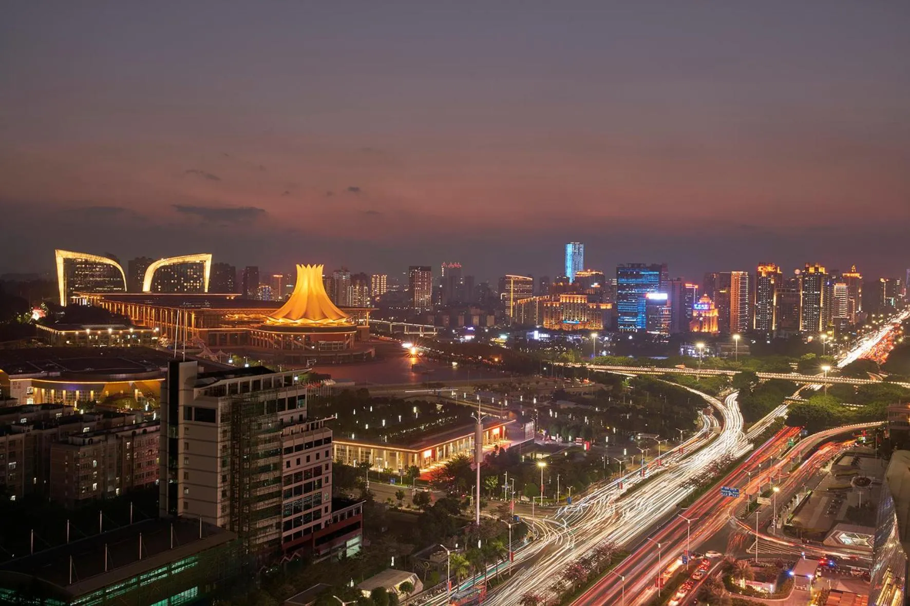 Night in Nanning Marriott Hotel