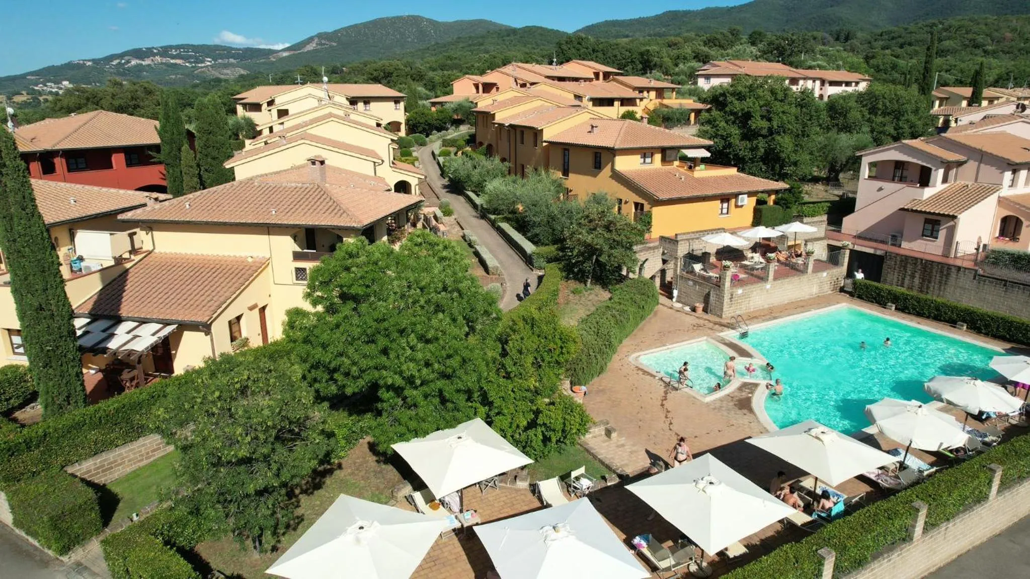 Natural landscape in Borgo Etrusco