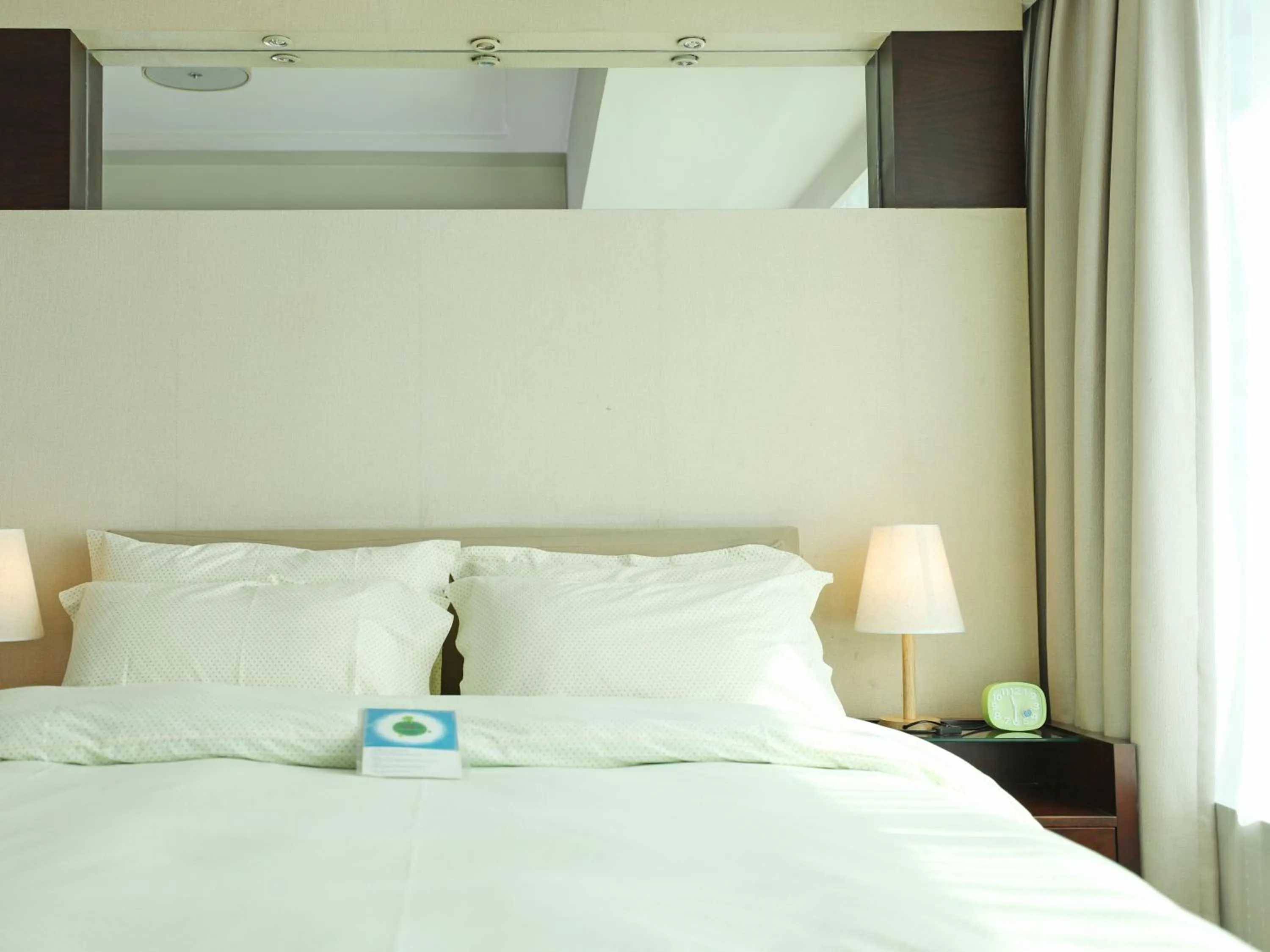 Bed in Shanghai Cosmo World Union Service Apartment