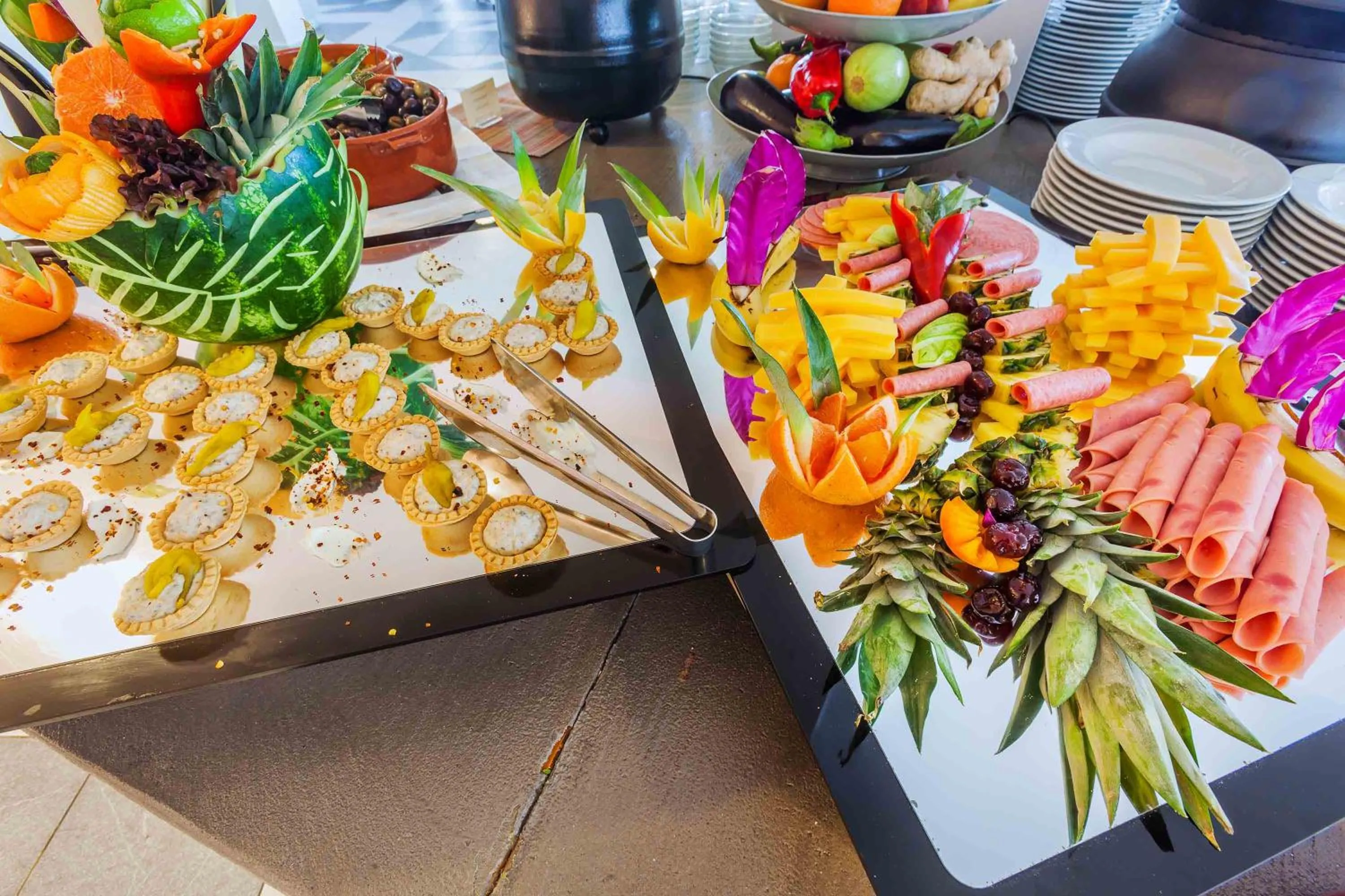 Food in Atrium Hotel