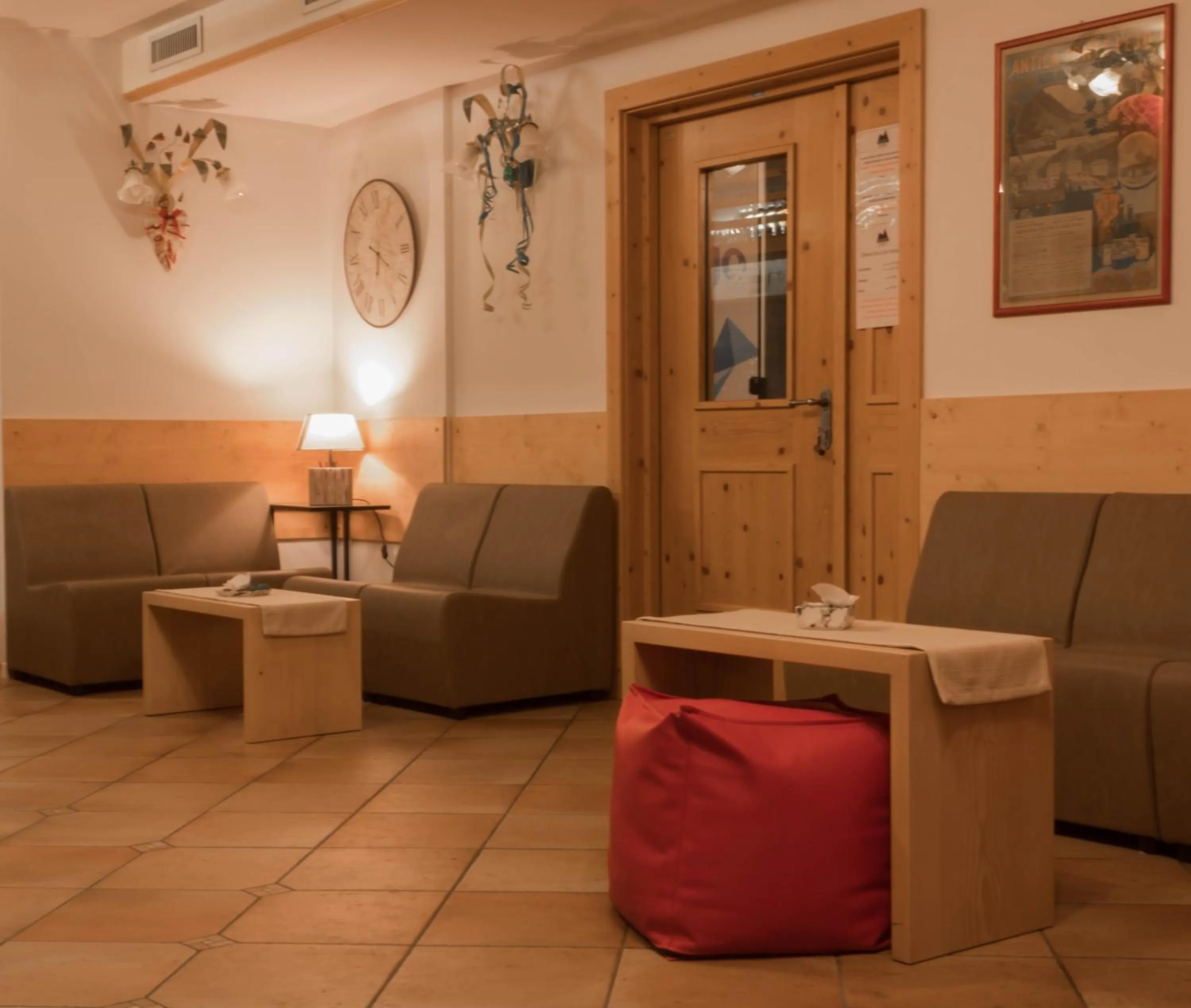 Lobby or reception in Alp Hotel Dolomiti
