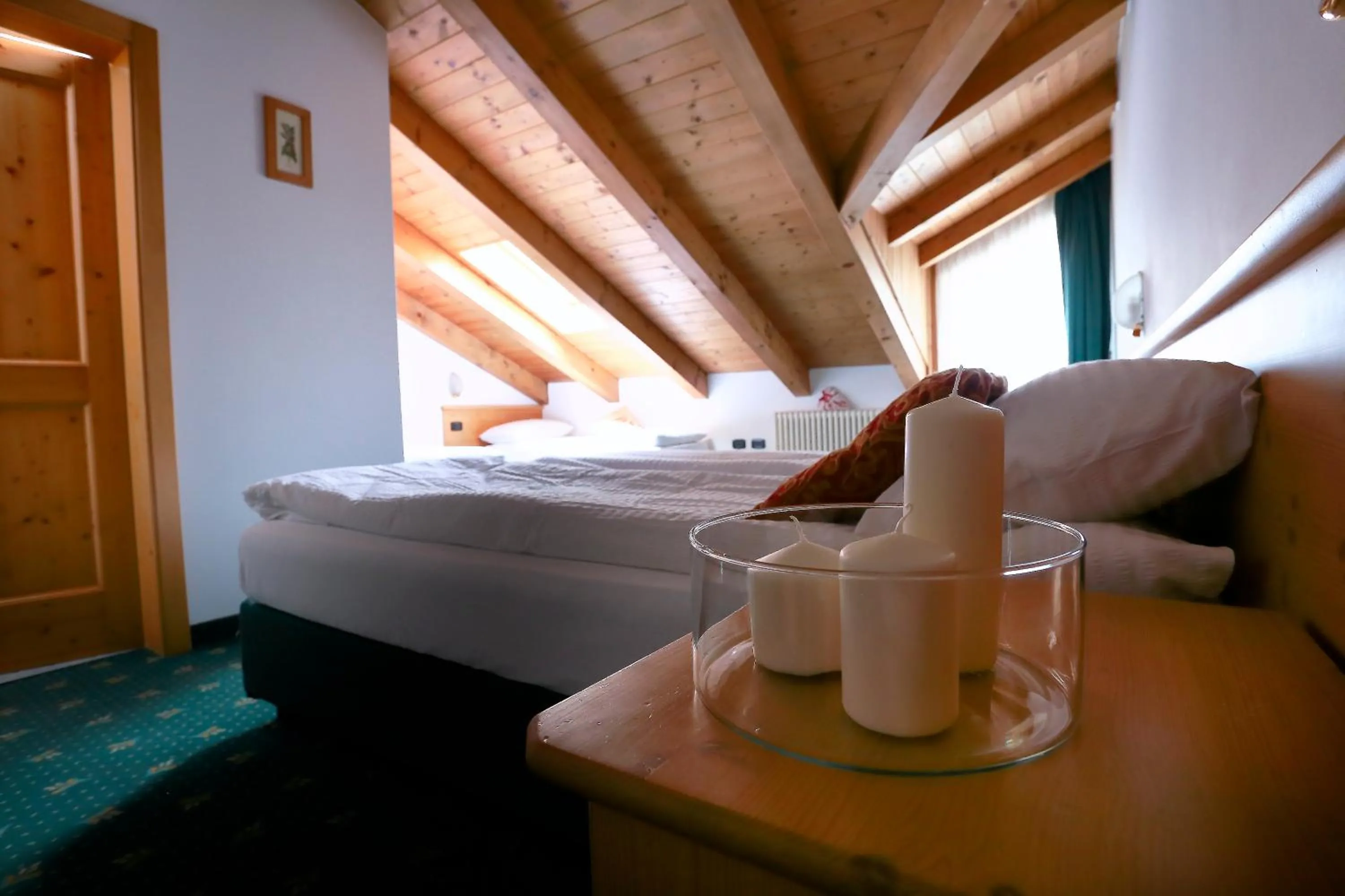 Bedroom, Bed in Alp Hotel Dolomiti