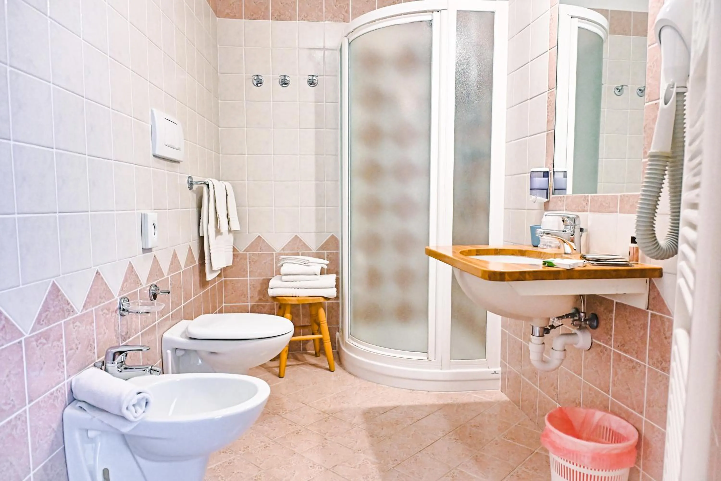 Bathroom in Alp Hotel Dolomiti
