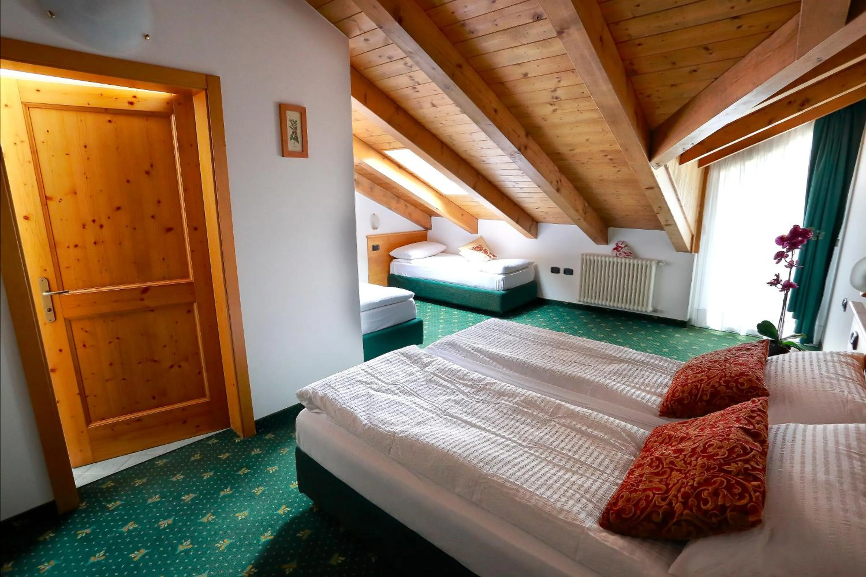 Bedroom, Bed in Alp Hotel Dolomiti