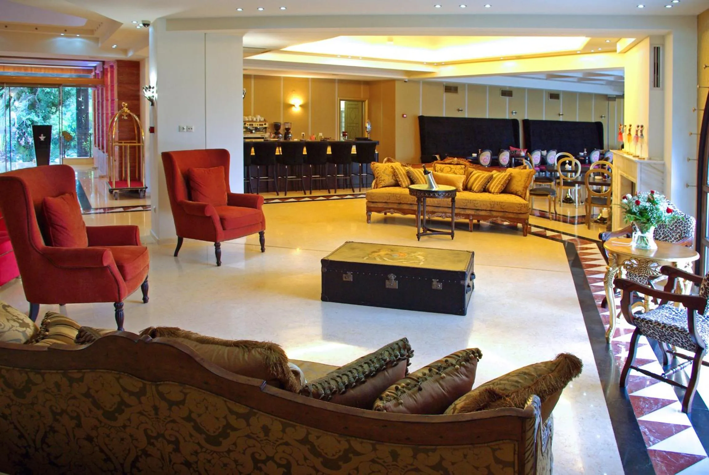 Seating area in Mediterranean Princess- Adults Only