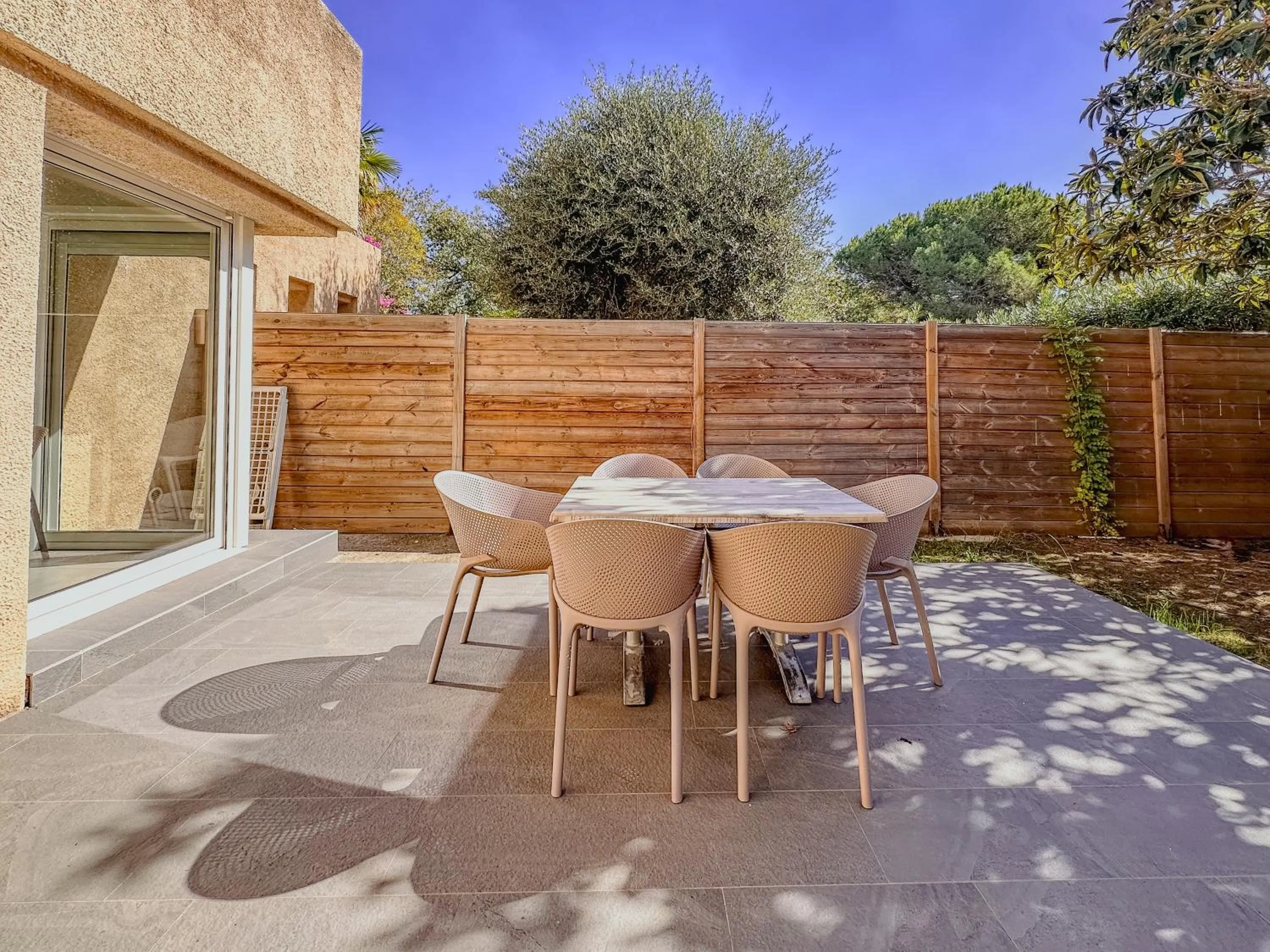 Patio in Village Vacances La Vallicella