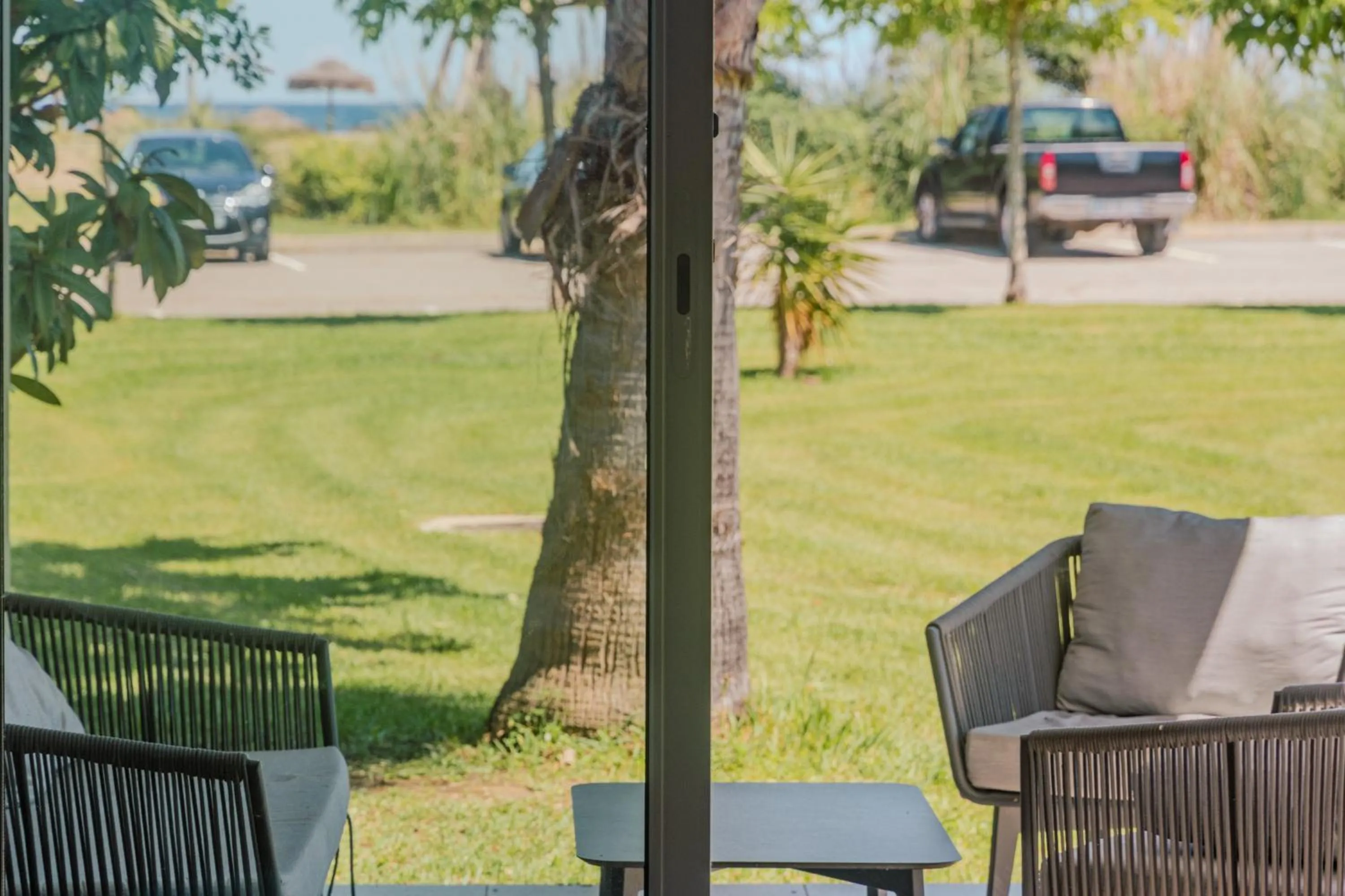 Garden view in Village Vacances La Vallicella