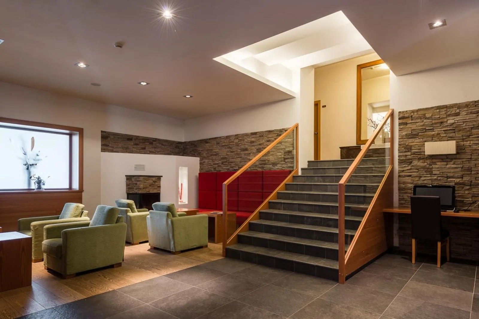 Lobby or reception in Grand Hotel Molveno