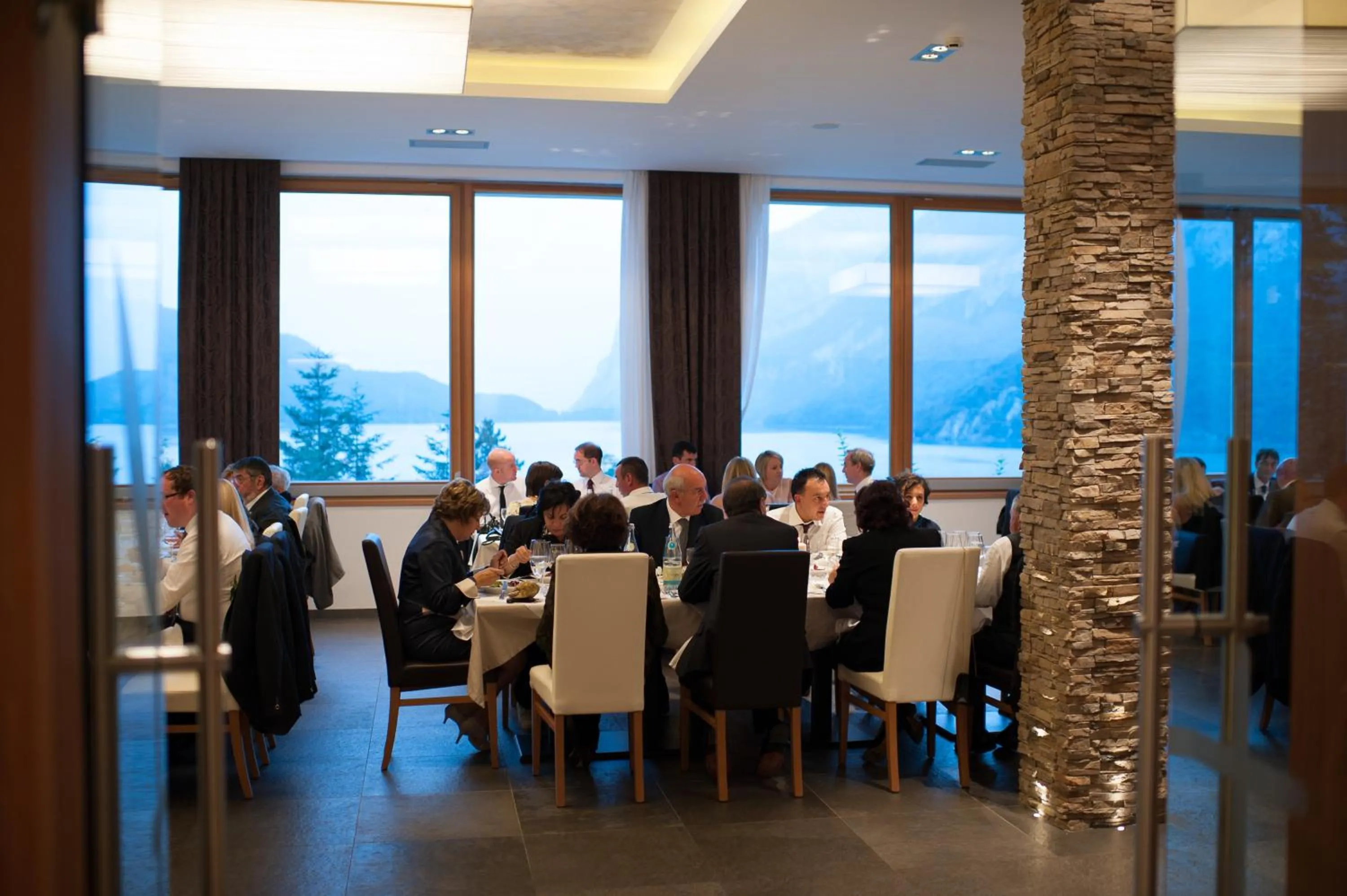 Restaurant/places to eat in Grand Hotel Molveno
