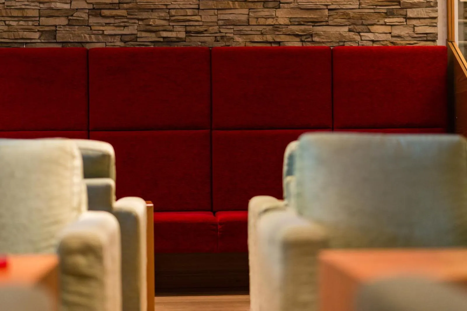 Communal lounge/ TV room in Grand Hotel Molveno