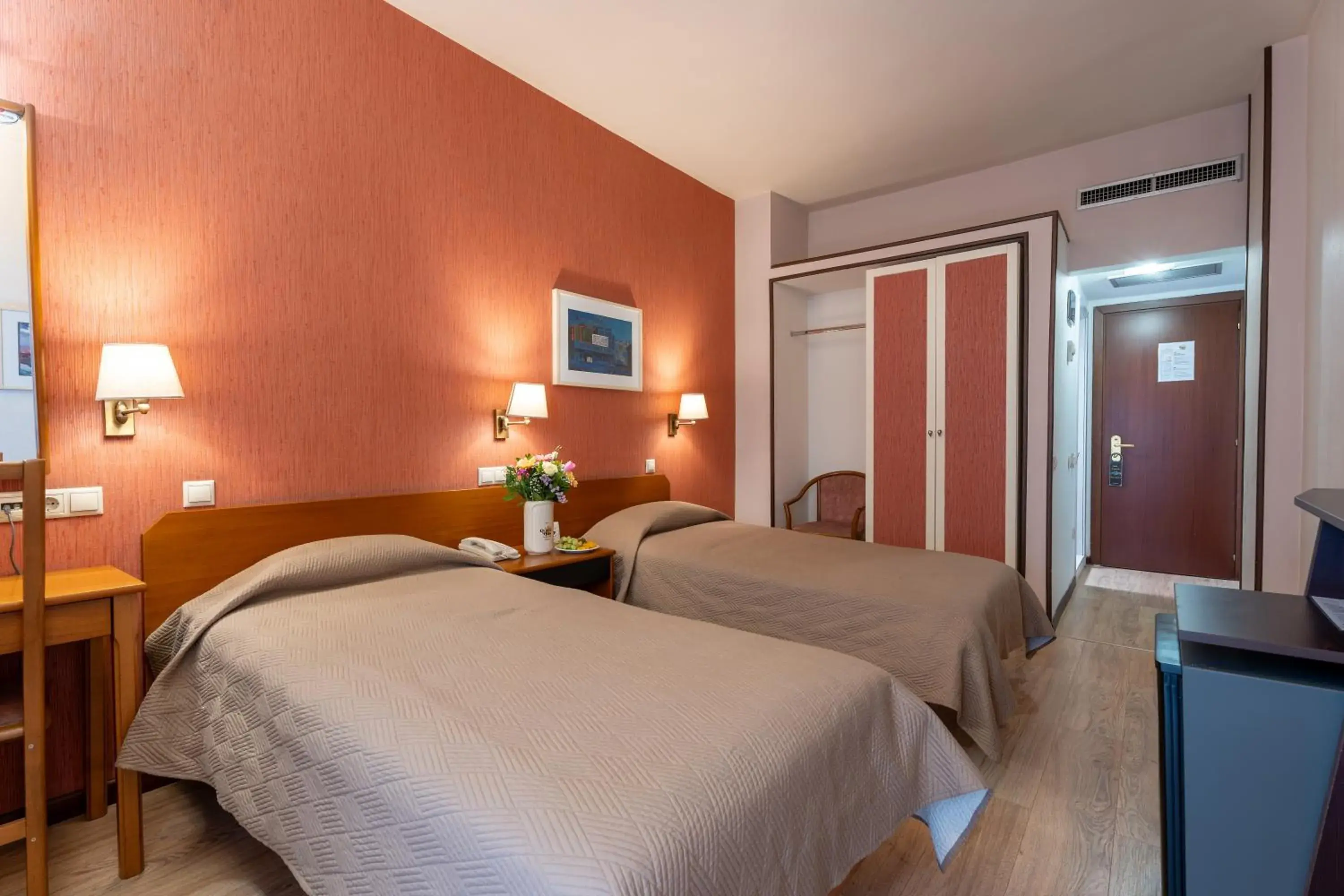 Bed in Queen Olga Hotel Bed in Queen Olga Hotel