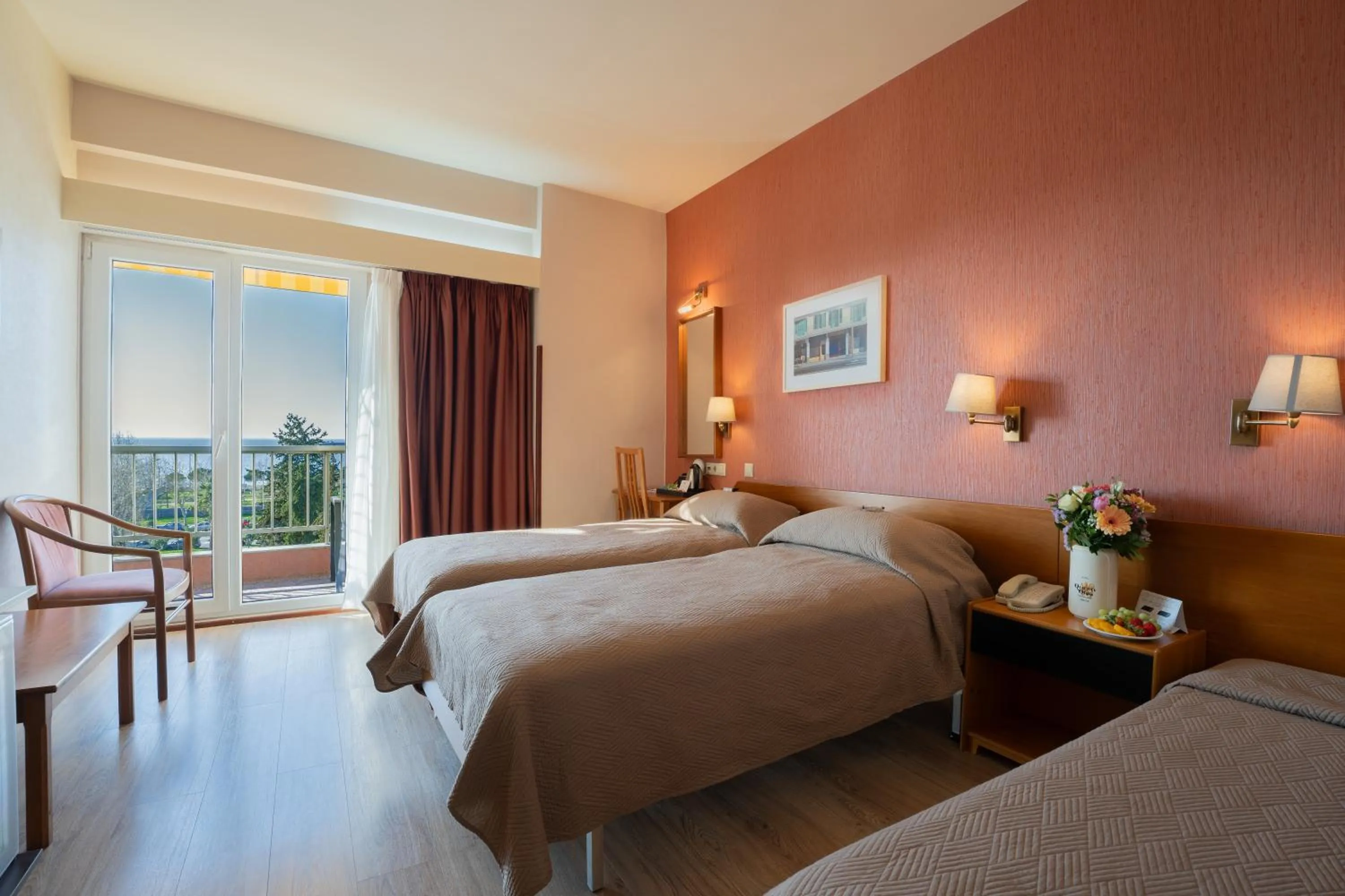 Bed in Queen Olga Hotel