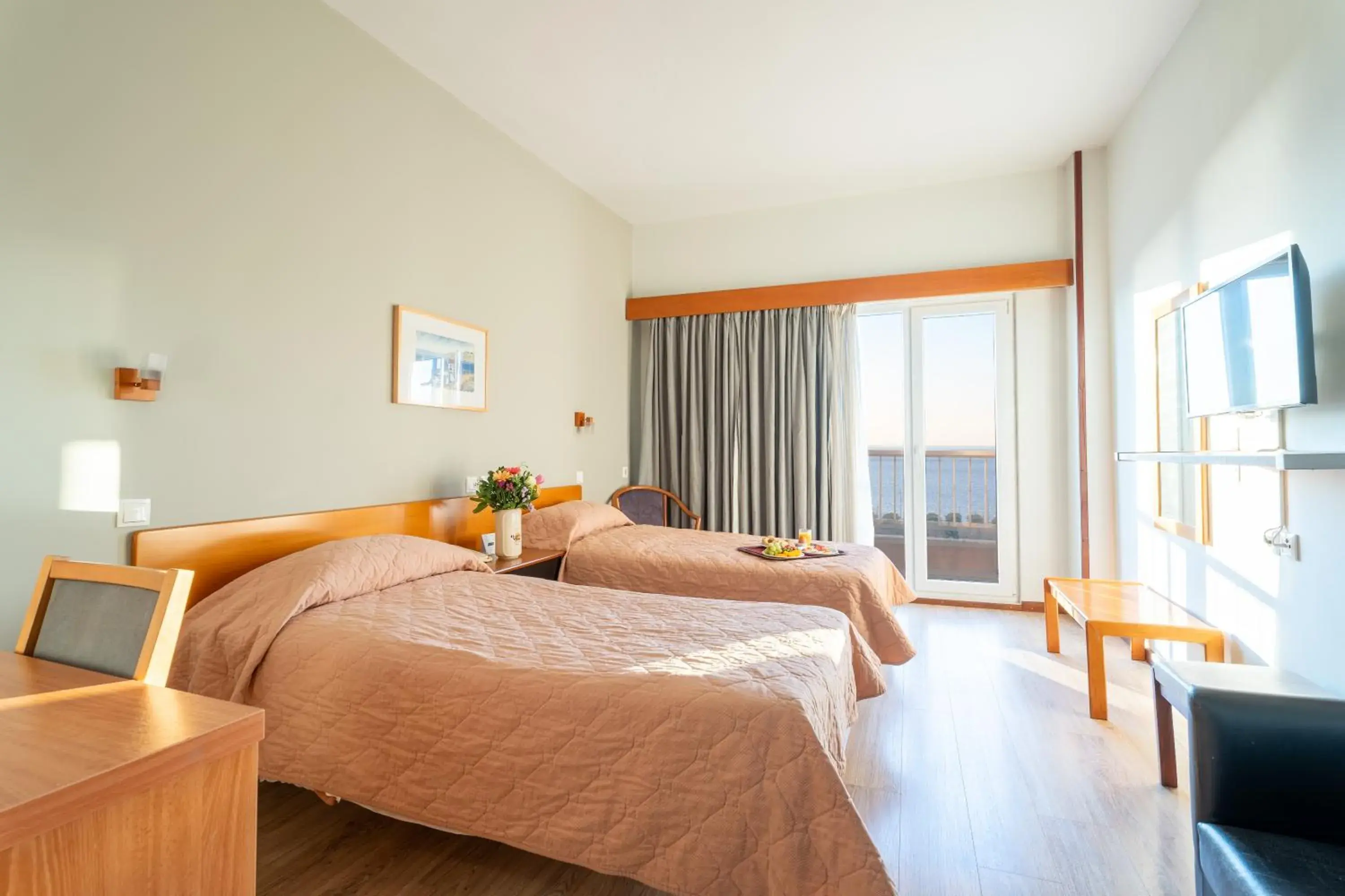 Bed in Queen Olga Hotel Bed in Queen Olga Hotel