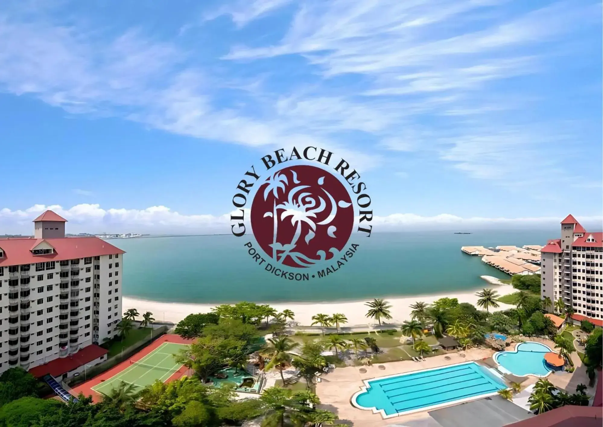 Property building in Glory Beach Resort Property building in Glory Beach Resort