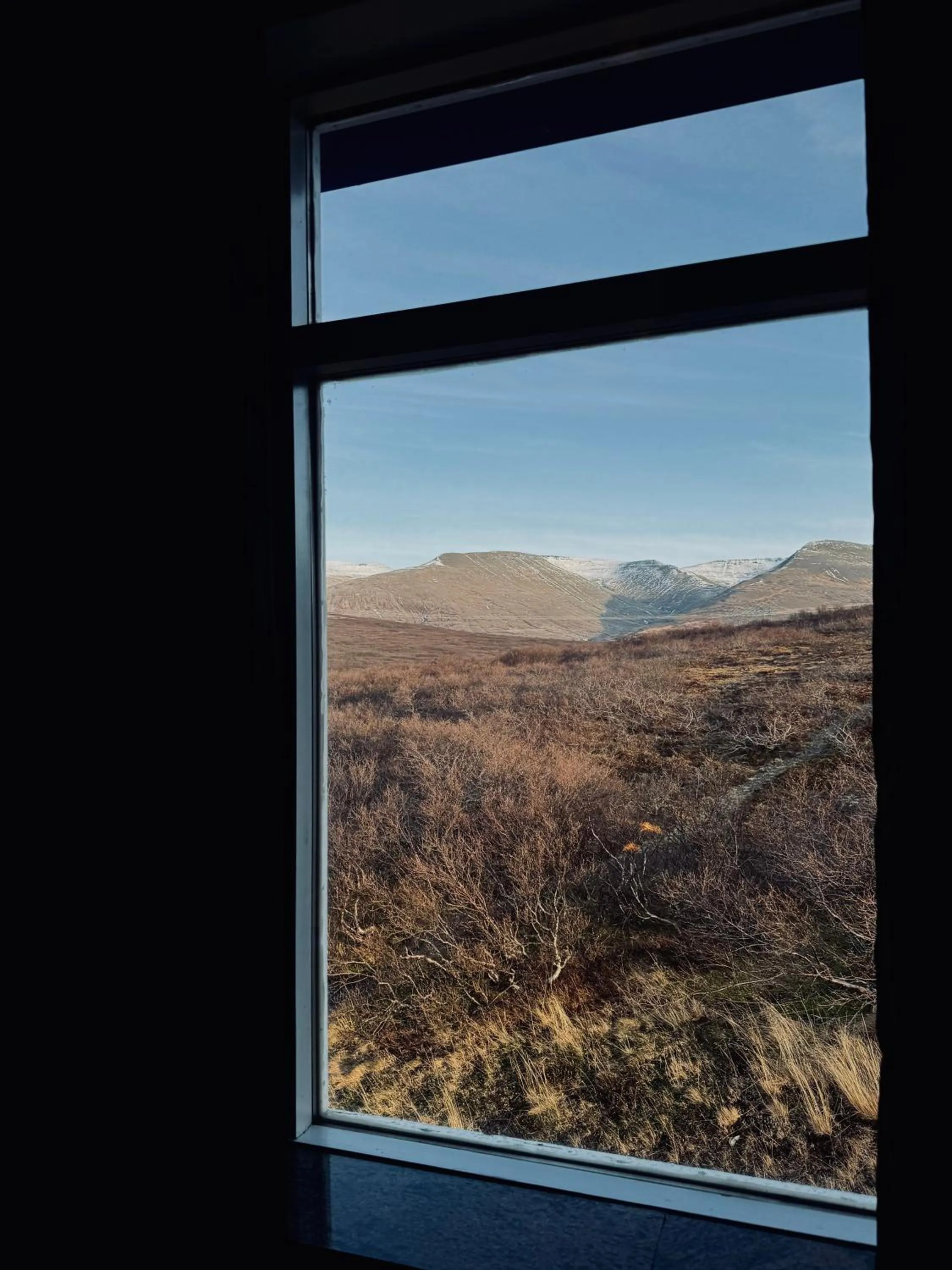 Twin Room with Mountain View in Hotel Glymur