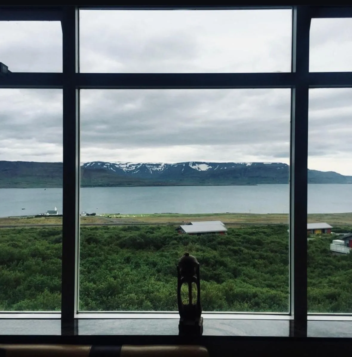 Twin Room with Sea View in Hotel Glymur