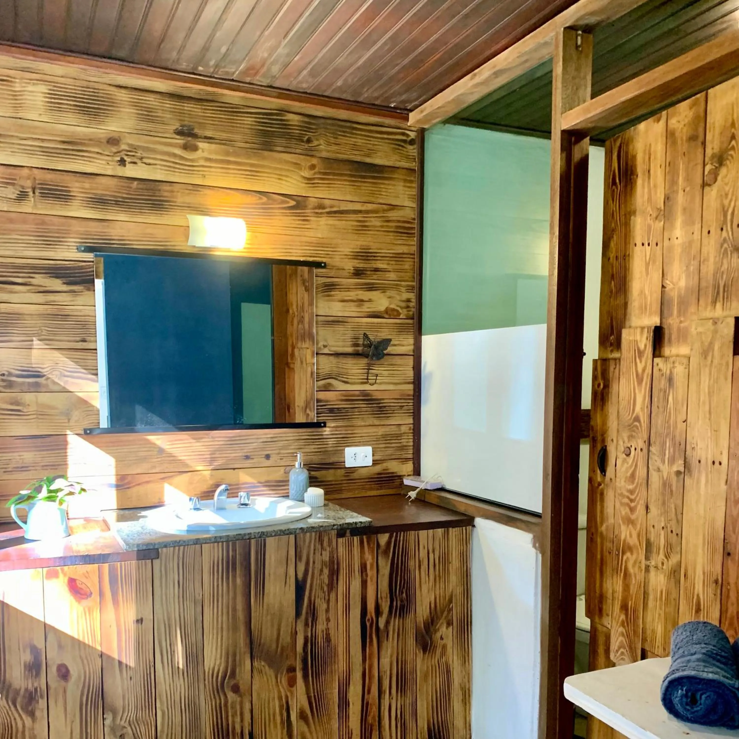 Bathroom in Pousada Sítio Itaúna