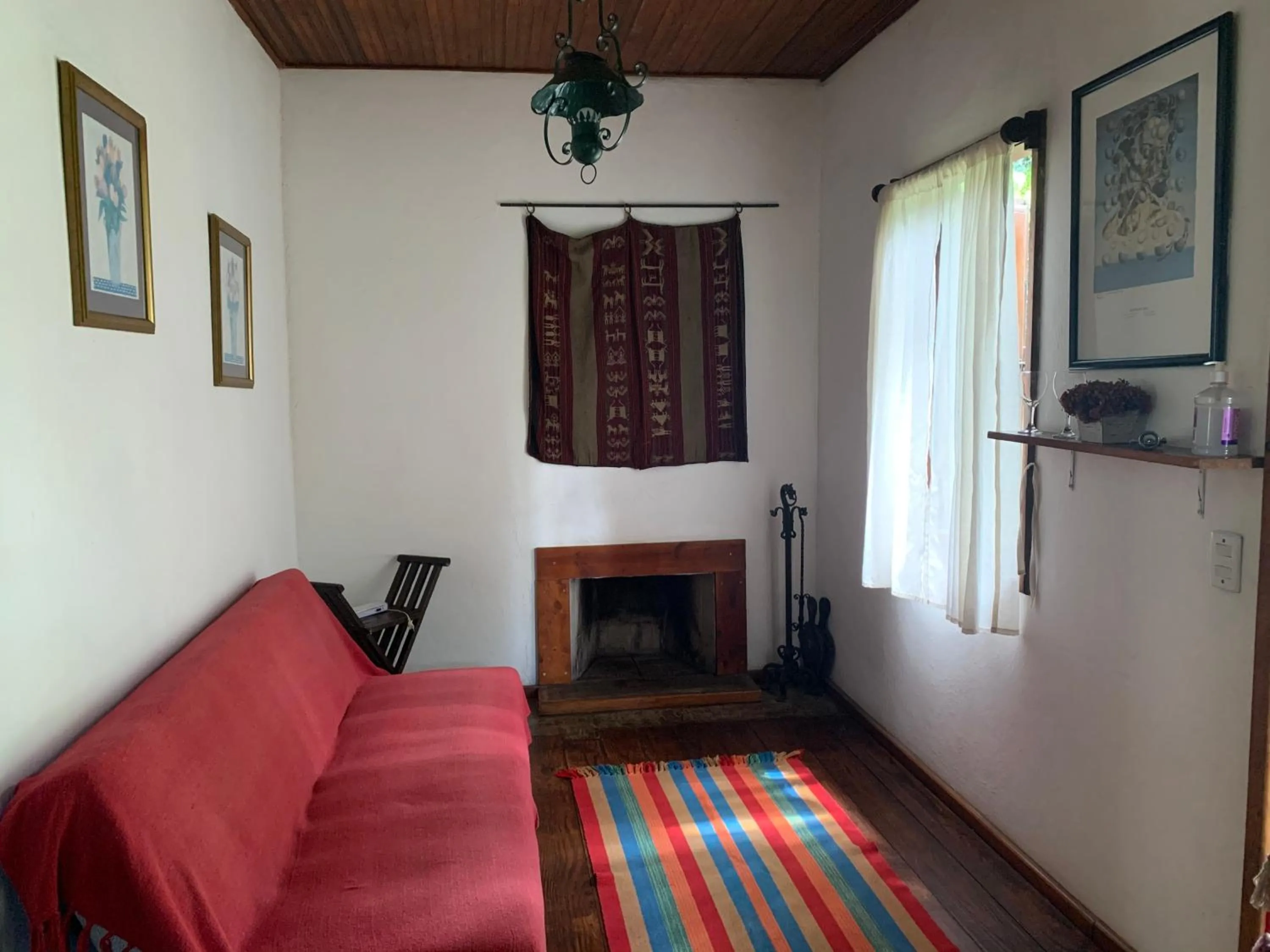 Living room in Pousada Sítio Itaúna