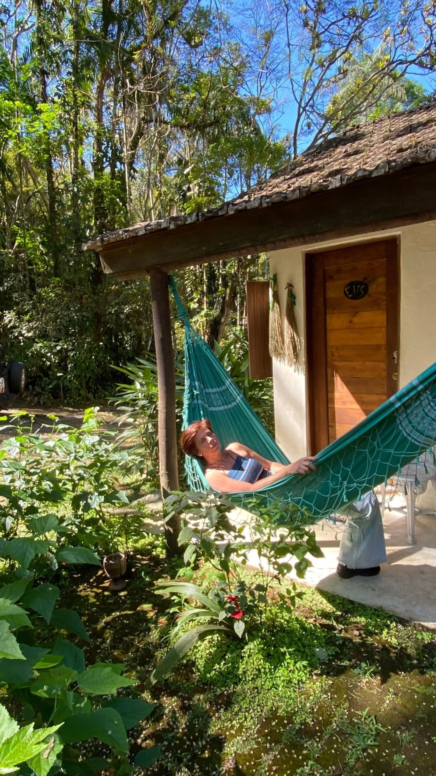 Balcony/Terrace in Pousada Sítio Itaúna