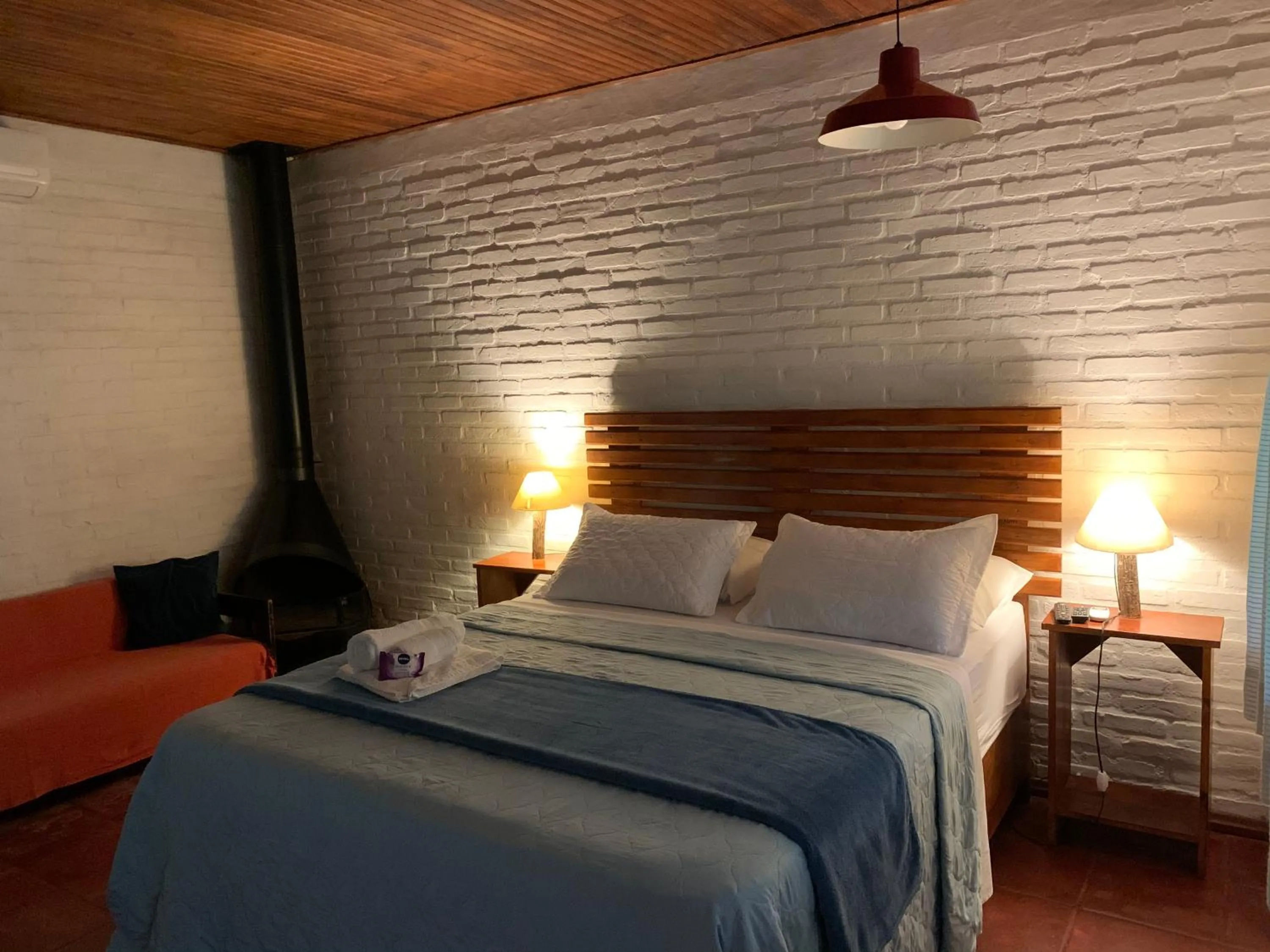Bed in Pousada Sítio Itaúna