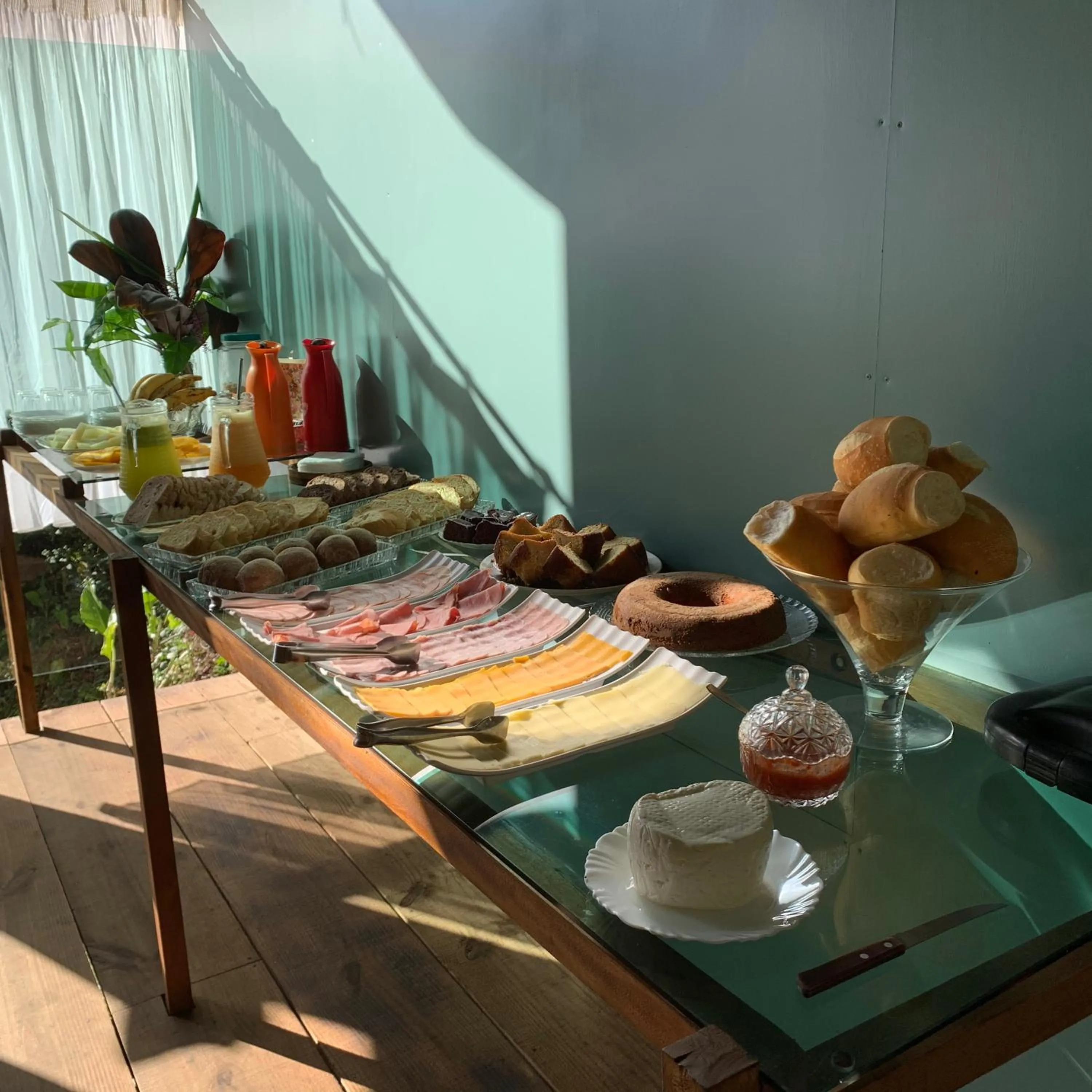 Breakfast in Pousada Sítio Itaúna